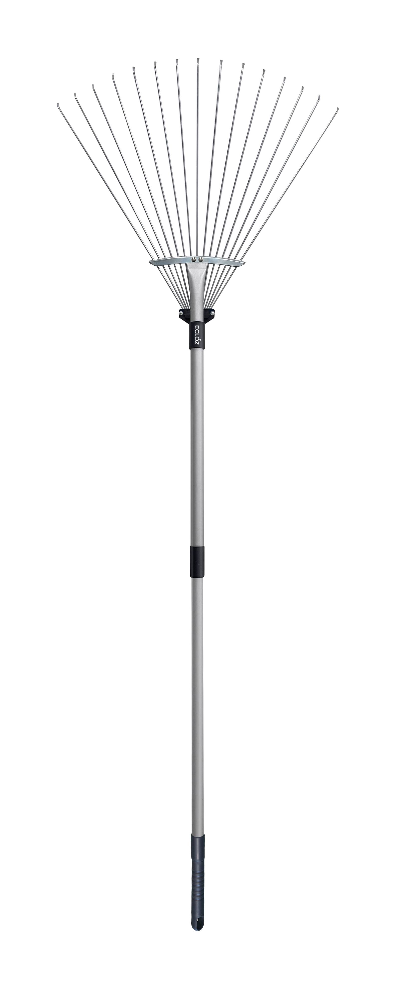 Ecloz - Balai de jardin télescopique compact - 15 dents - ECLOZ - Imagen 2