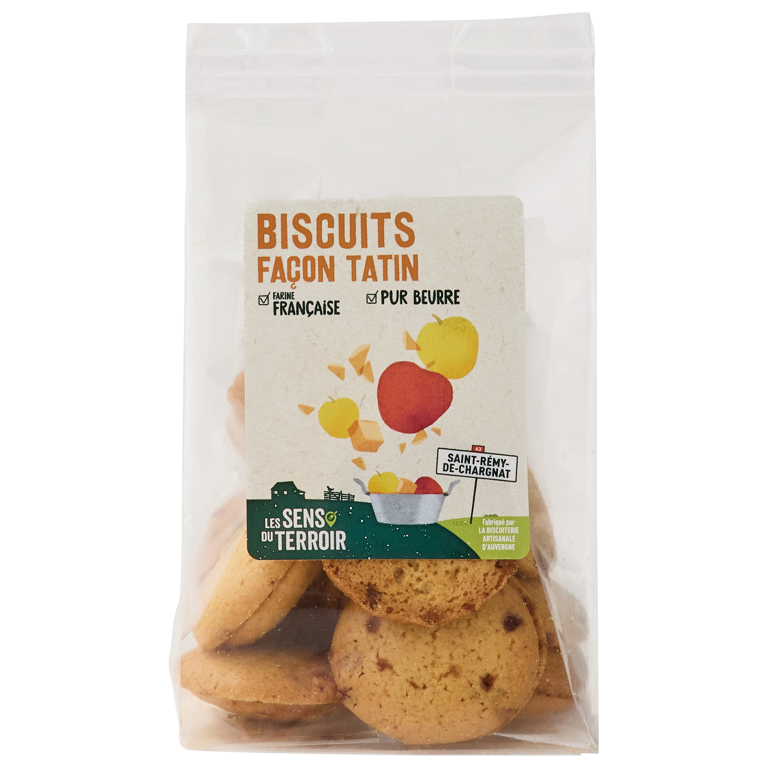 Les Sens du Terroir - Biscuits façon tatin 150 g  - Les Sens du Terroir - Imagen 1