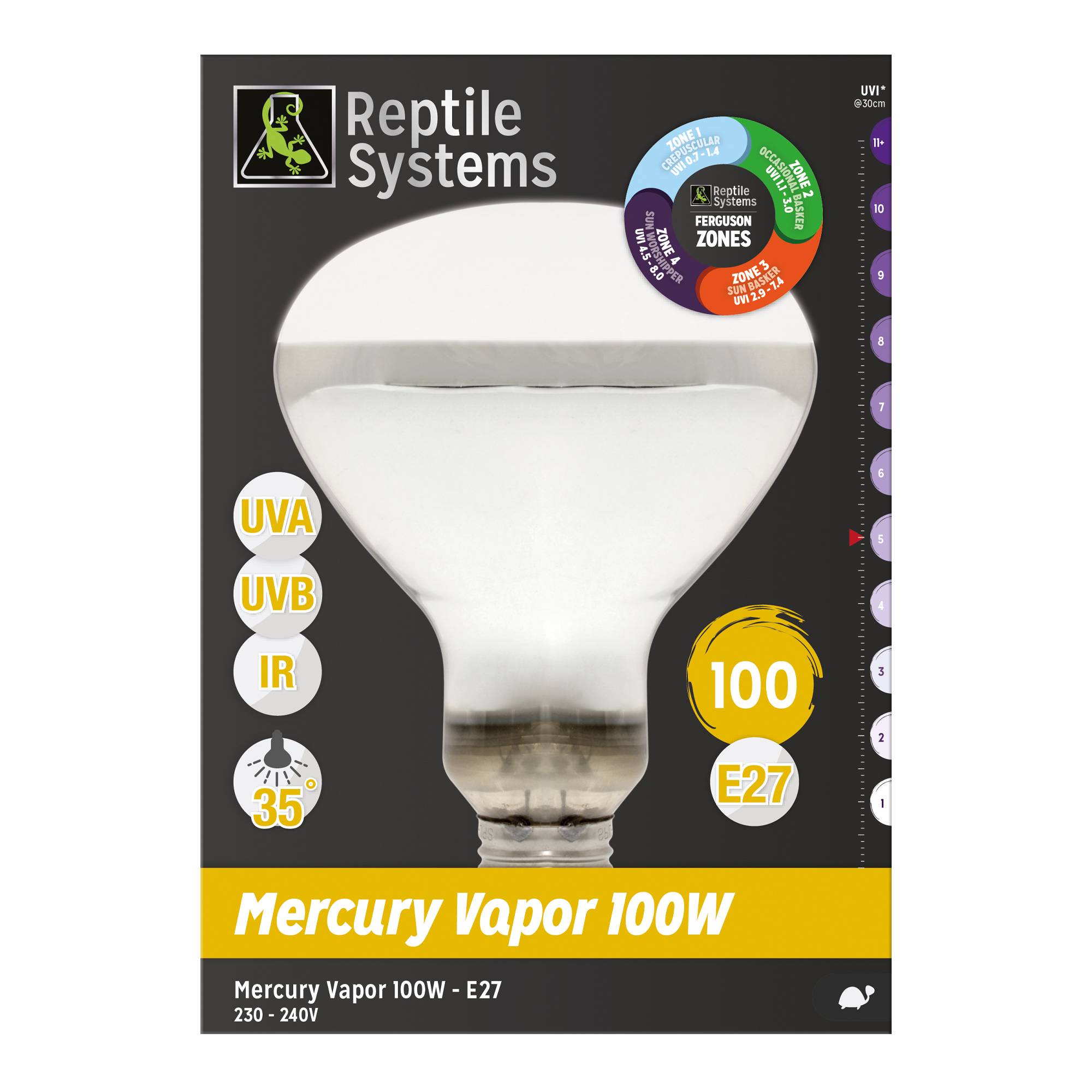 Reptile systems - MERCURY VAPOR MINI E27 100W