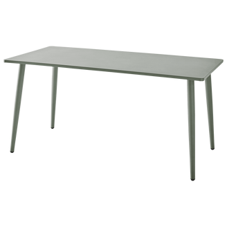 Ecloz - Table de jardin rectangulaire acier 4 personnes vert Federico ECLOZ