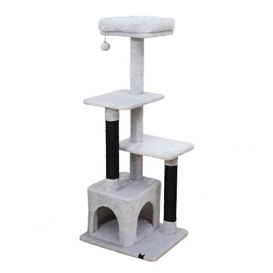 laroy - Arbre à chats Oklahoma 49x40x120cm Gris