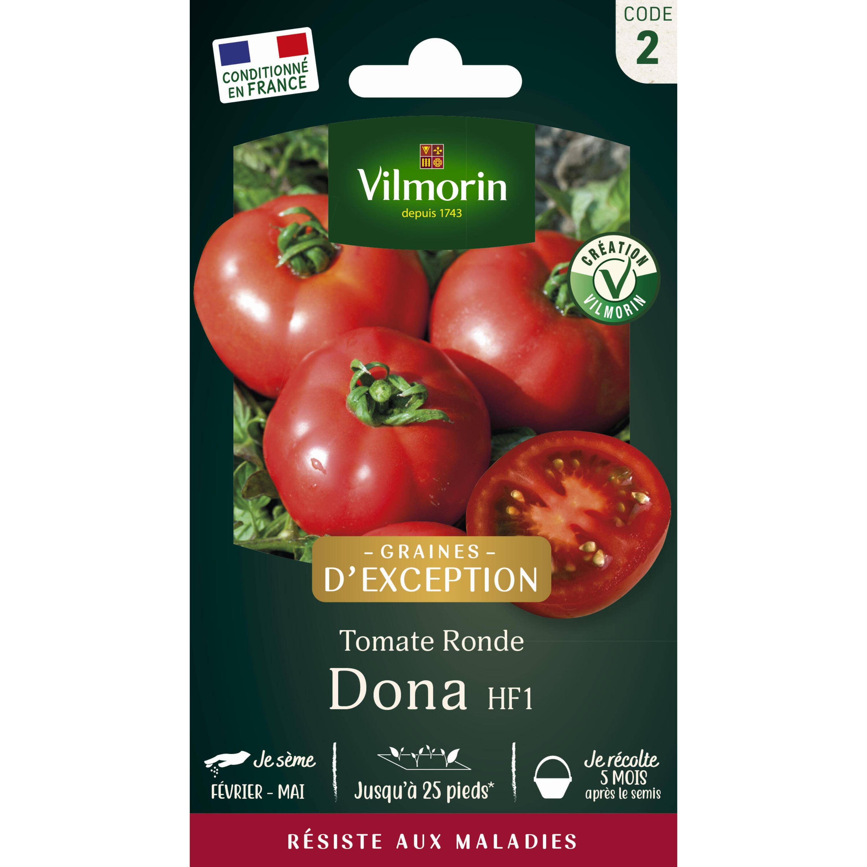 Vilmorin - Tomate Dona F1 Sachet de 0,1g - Série 2 -Vilmorin - Image 1