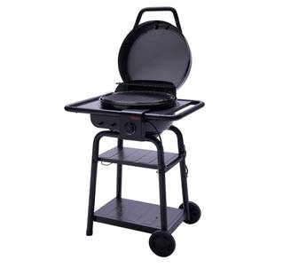 Char-broil - Barbecue hybride électrique charbon rond Patio Bistro E2CoaCharBroil