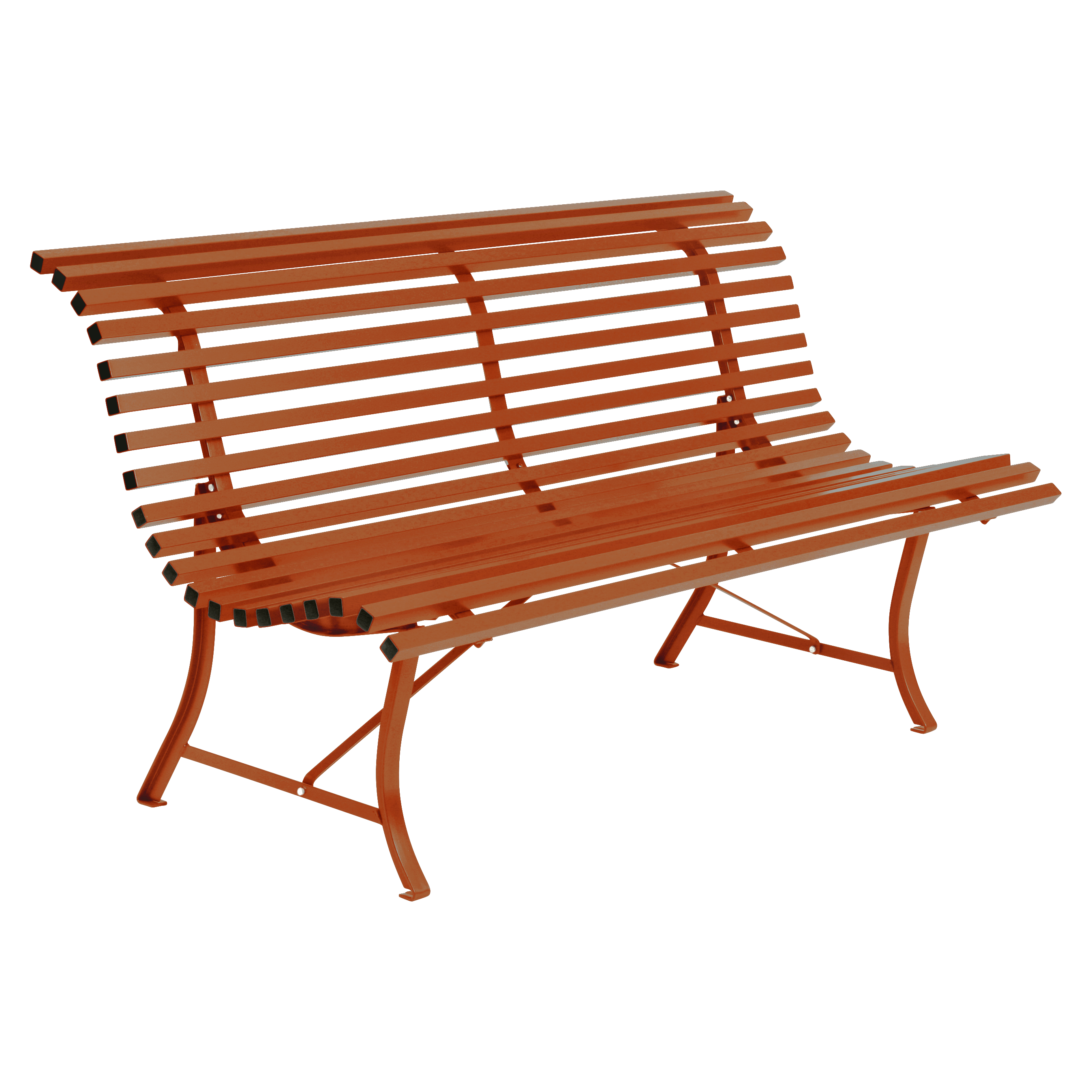 Banc Louisiane Orange confite- Fermob