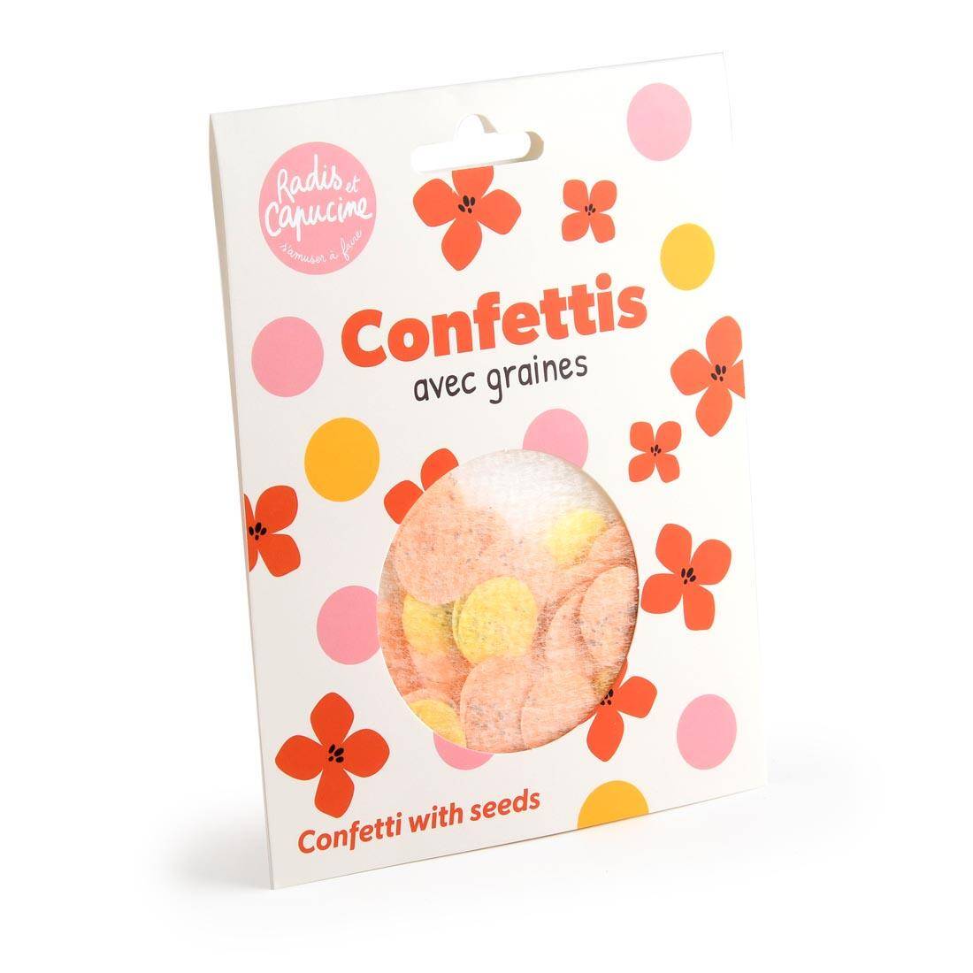 Radis et Capucine - Confettis à faire pousser avec graines de fleurs Radis et Capucine - Image 3