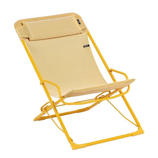 Transat pliant acier miel Transaswing Lafuma Mobilier - Image 1