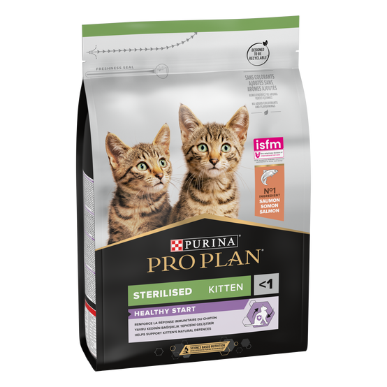 PRO PLAN Sterilised Kitten HEALTHY START Saumon 3kg - Image 1