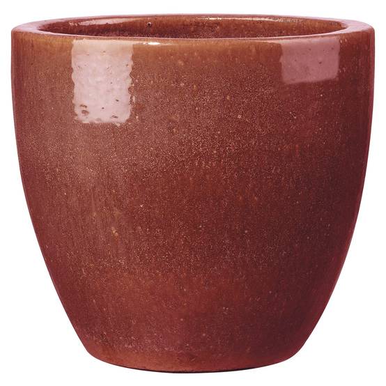 Deroma - Pot de fleur terre cuite émaillée D. 36cm bleu Fun Deroma - Image 2