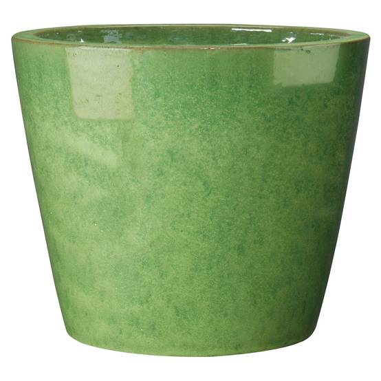 Deroma - Pot de fleur terre cuite émaillée D. 36cm bleu Fun Deroma - Image 5