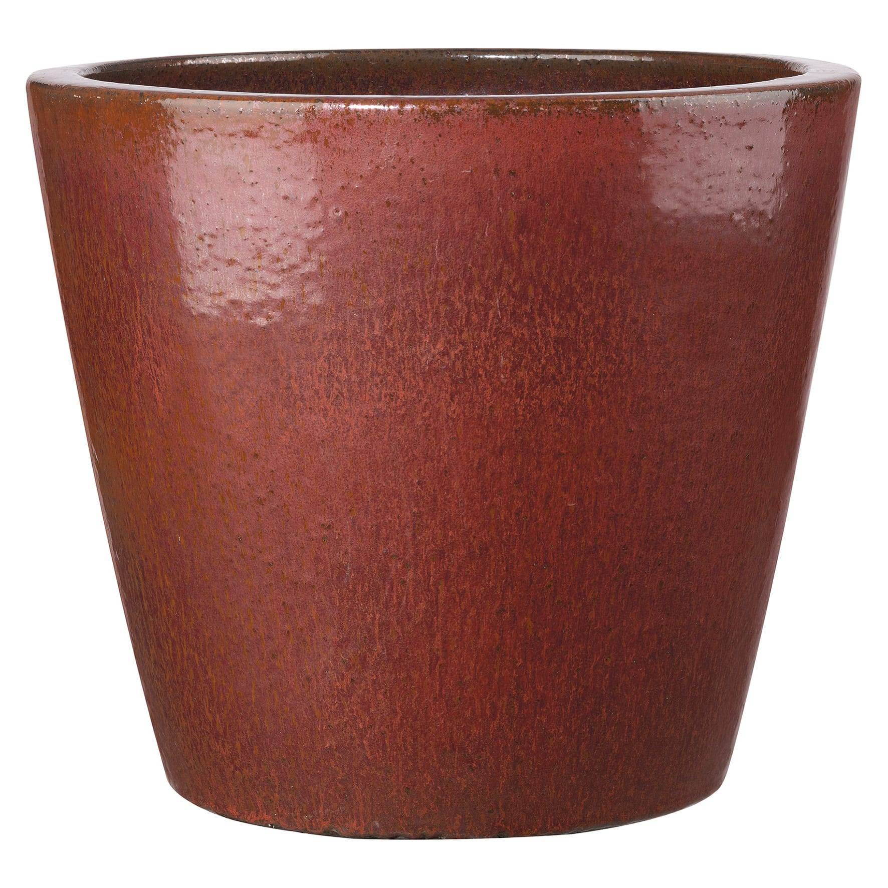 Deroma - Pot de fleur terre cuite émaillée D. 36cm bleu Fun Deroma - Imagen 3