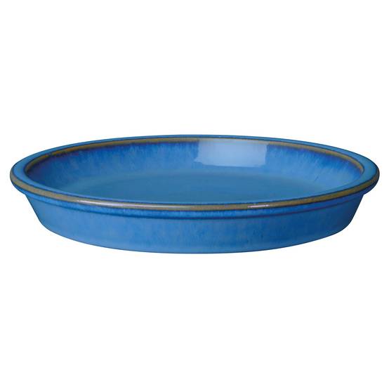 Deroma - Soucoupe terre cuite émaillée D. 21,5 cm vert Fun Deroma - Image 4