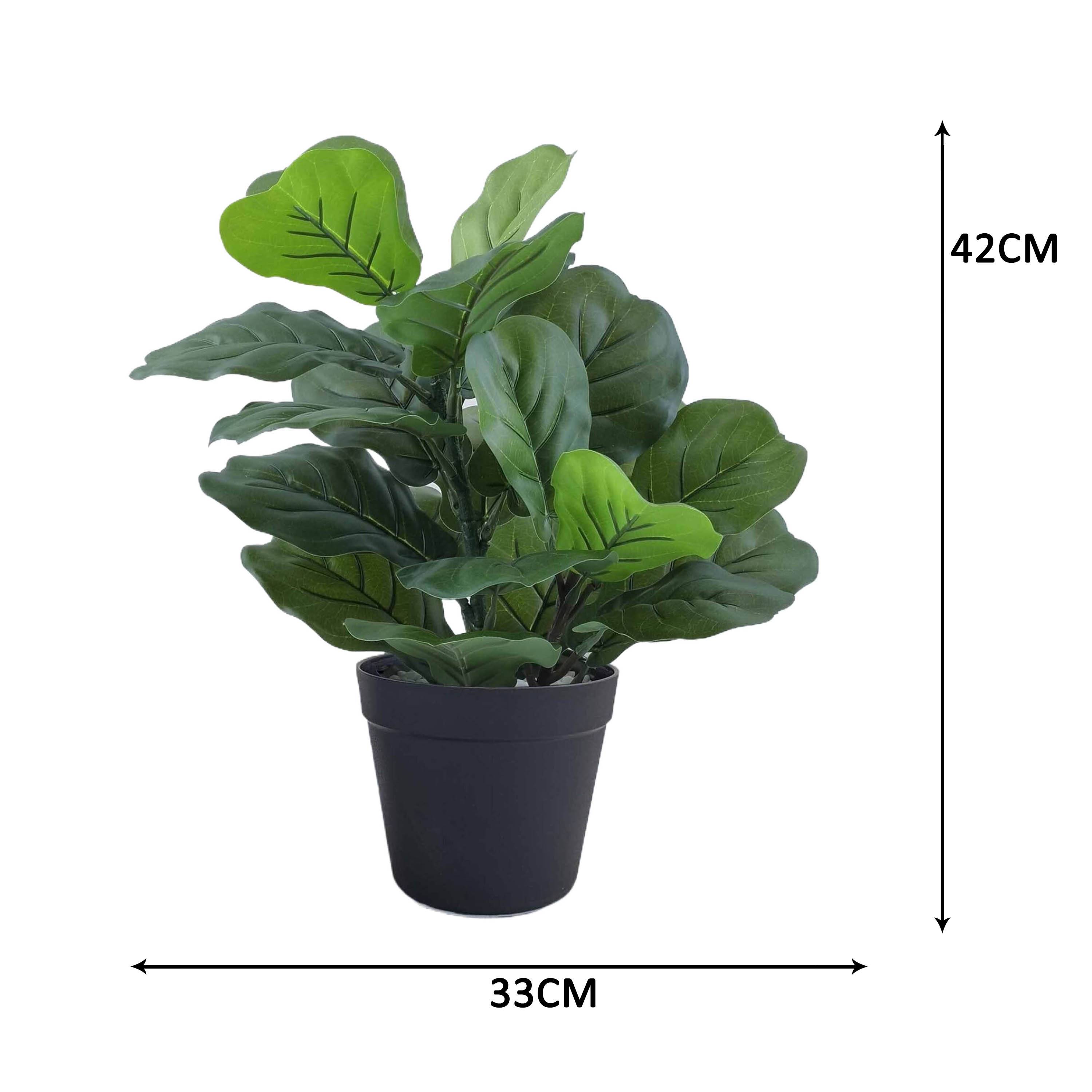 Ecloz - Ficus artificiel en pot - H. 42 cm - ECLOZ - Image 3