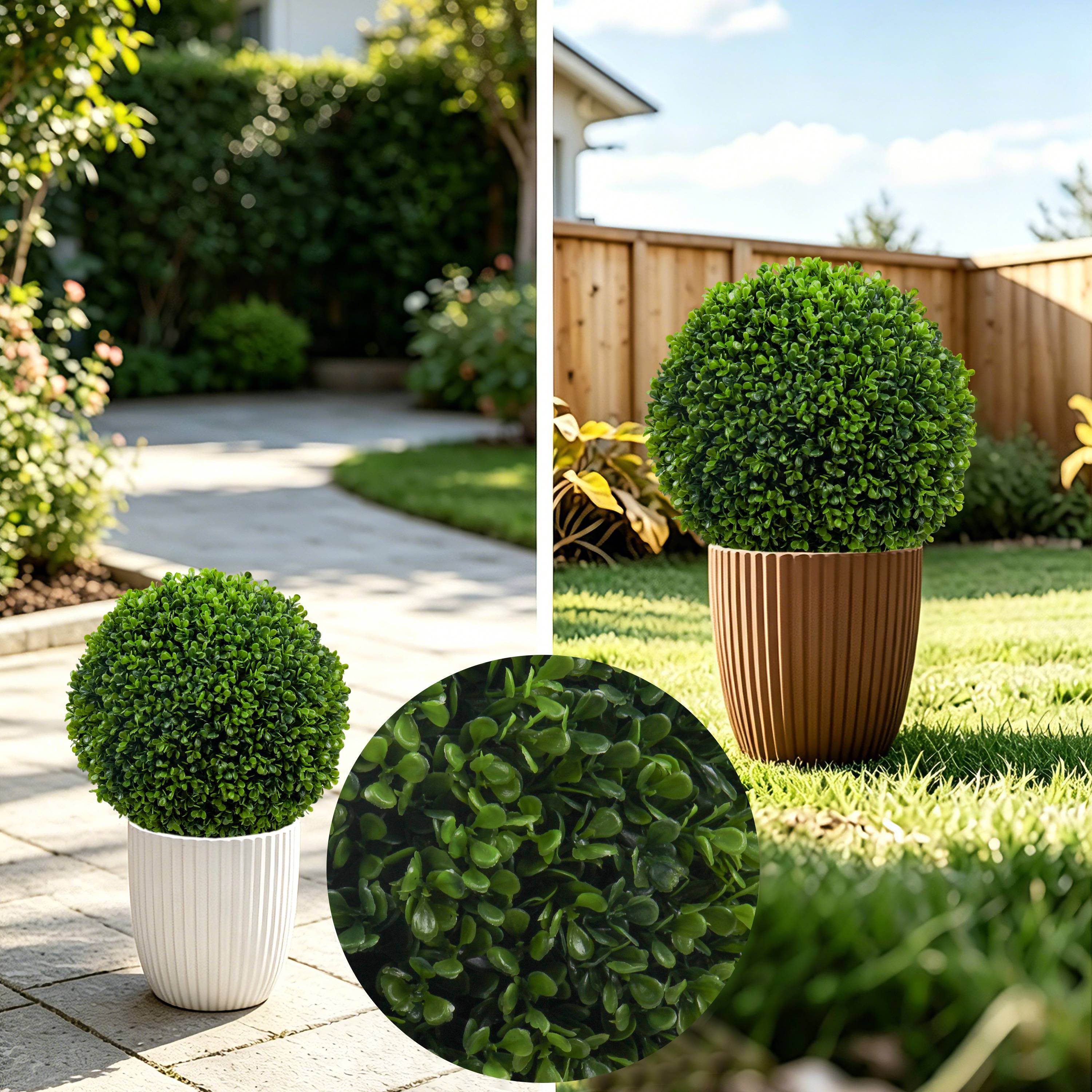 Ecloz - Boule de buis artificiel - Ø 30 cm - ECLOZ - Image 2