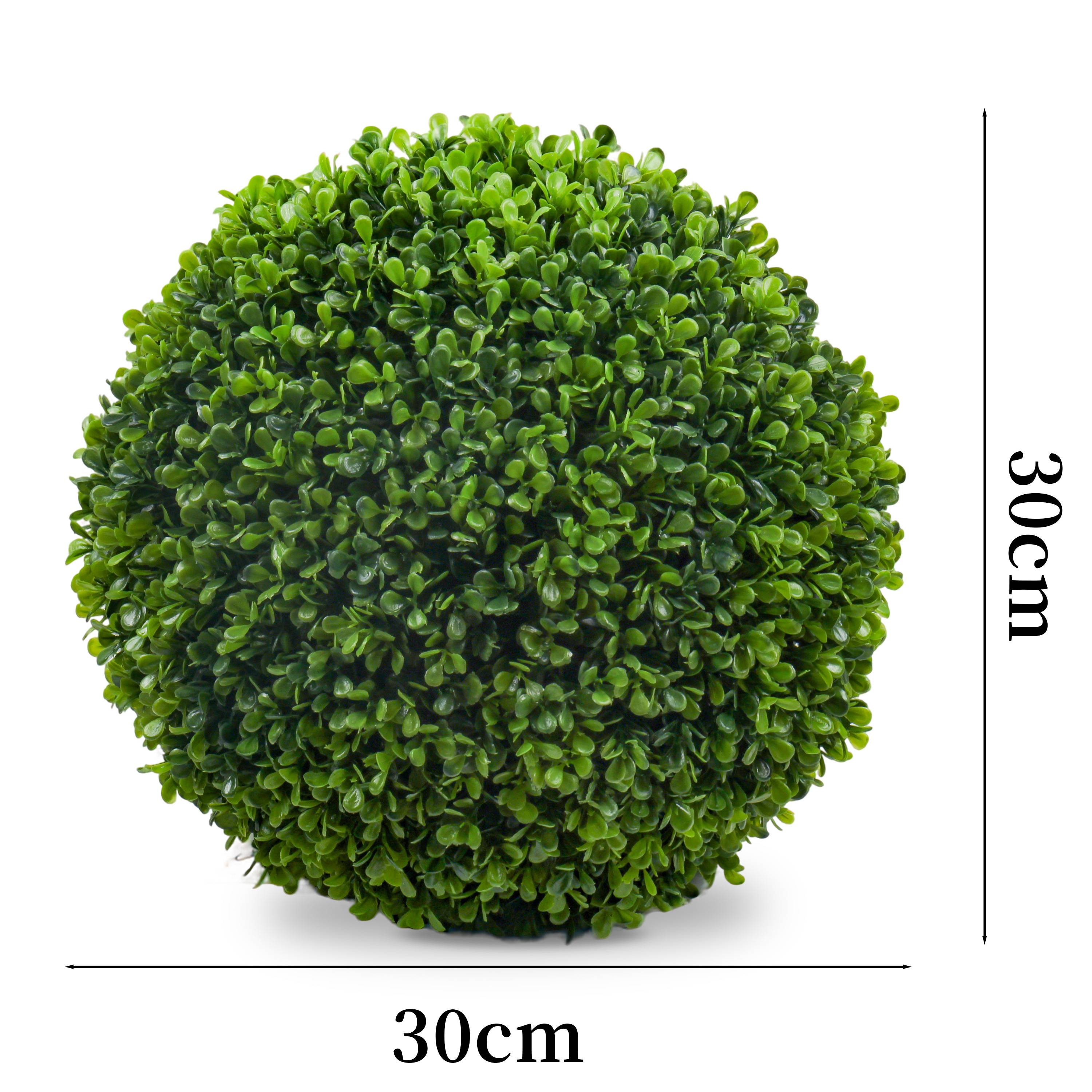 Ecloz - Bola de boj artificial - Ø 30 cm - ECLOZ - Imagen 4