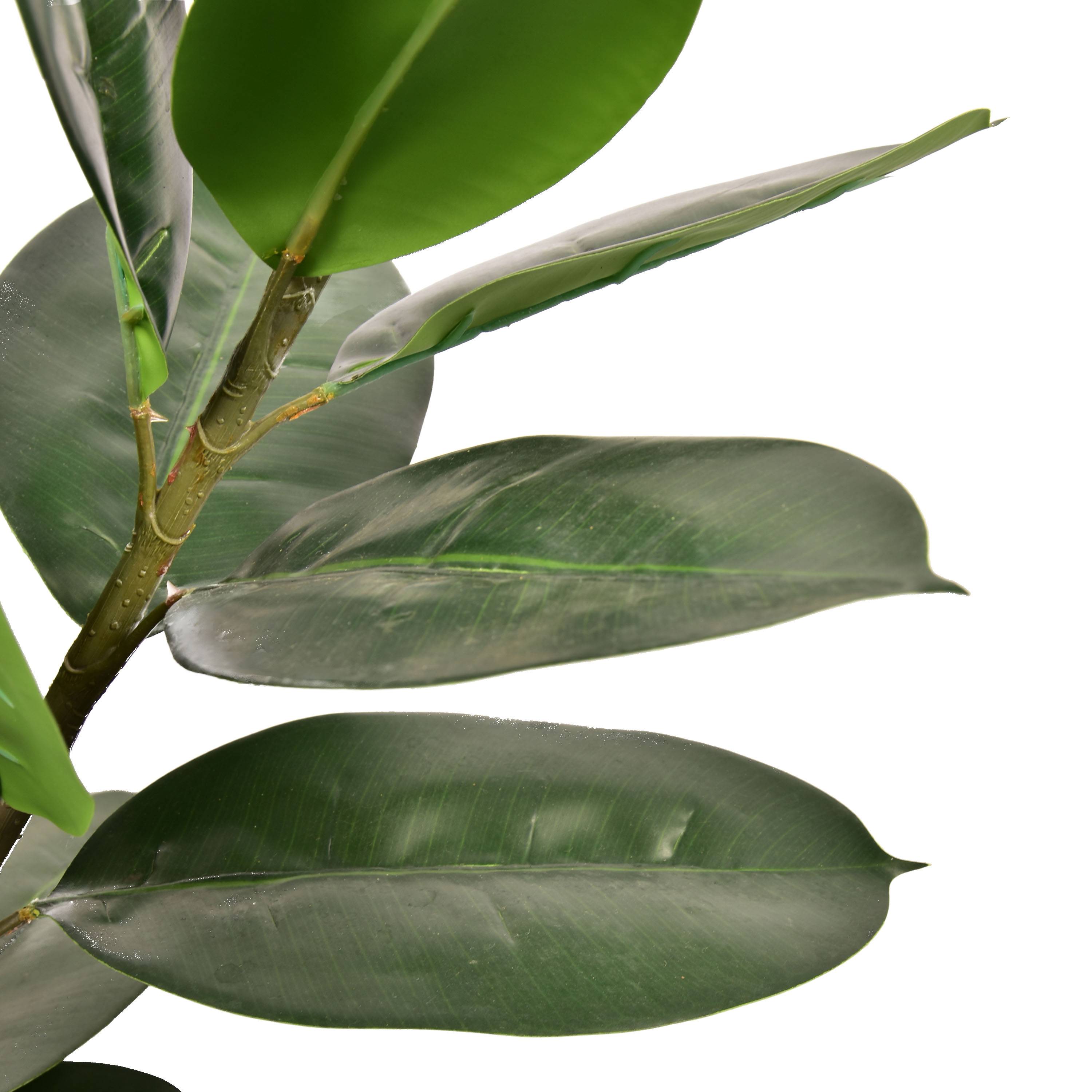 Ecloz - Ficus lyrata artificial en maceta - H. 90 cm - ECLOZ - Imagen 4