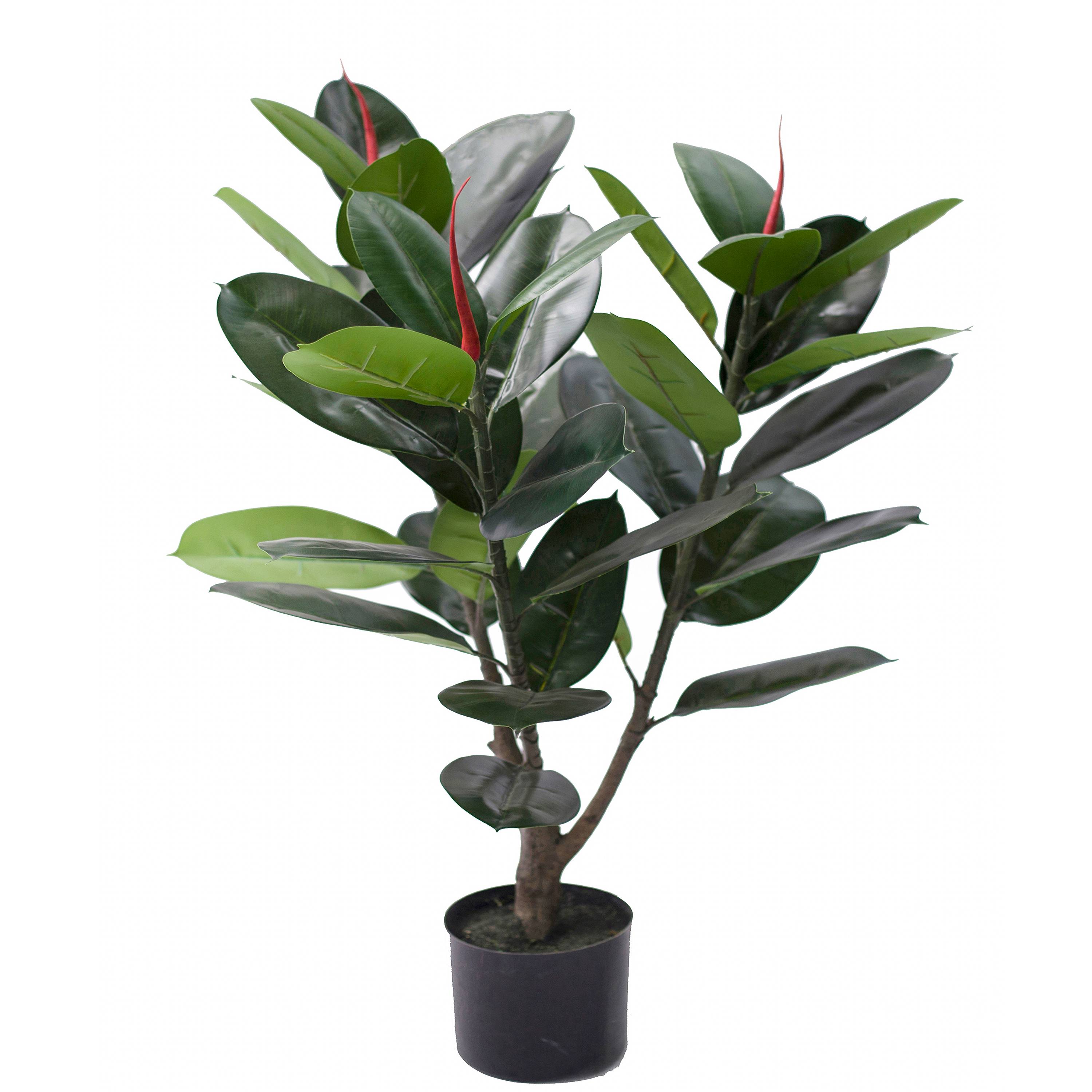 Ecloz - Ficus lyrata artificial en maceta - H. 90 cm - ECLOZ - Imagen 1