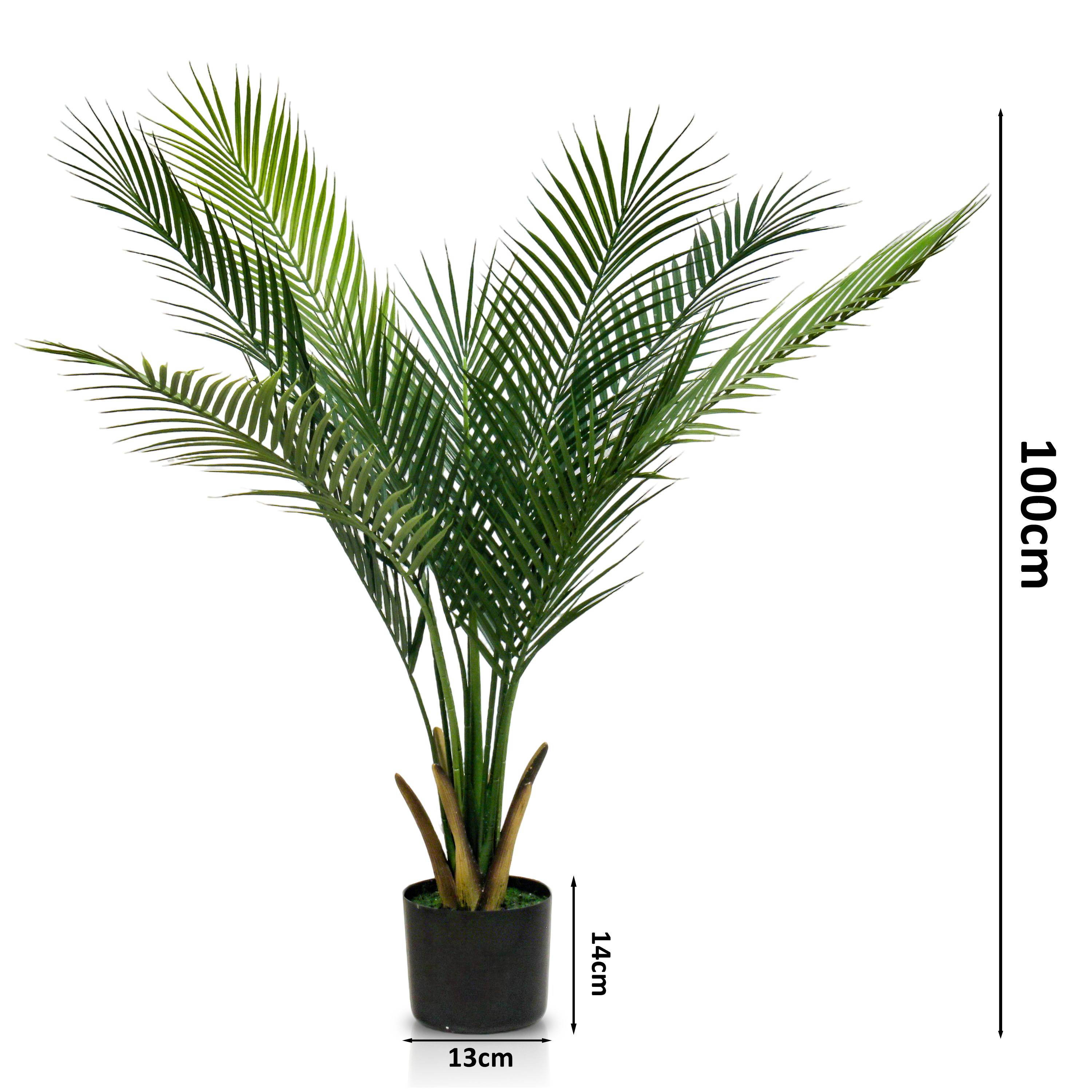 Ecloz - Palmera artificial en maceta - H. 100 cm - ECLOZ - Imagen 7
