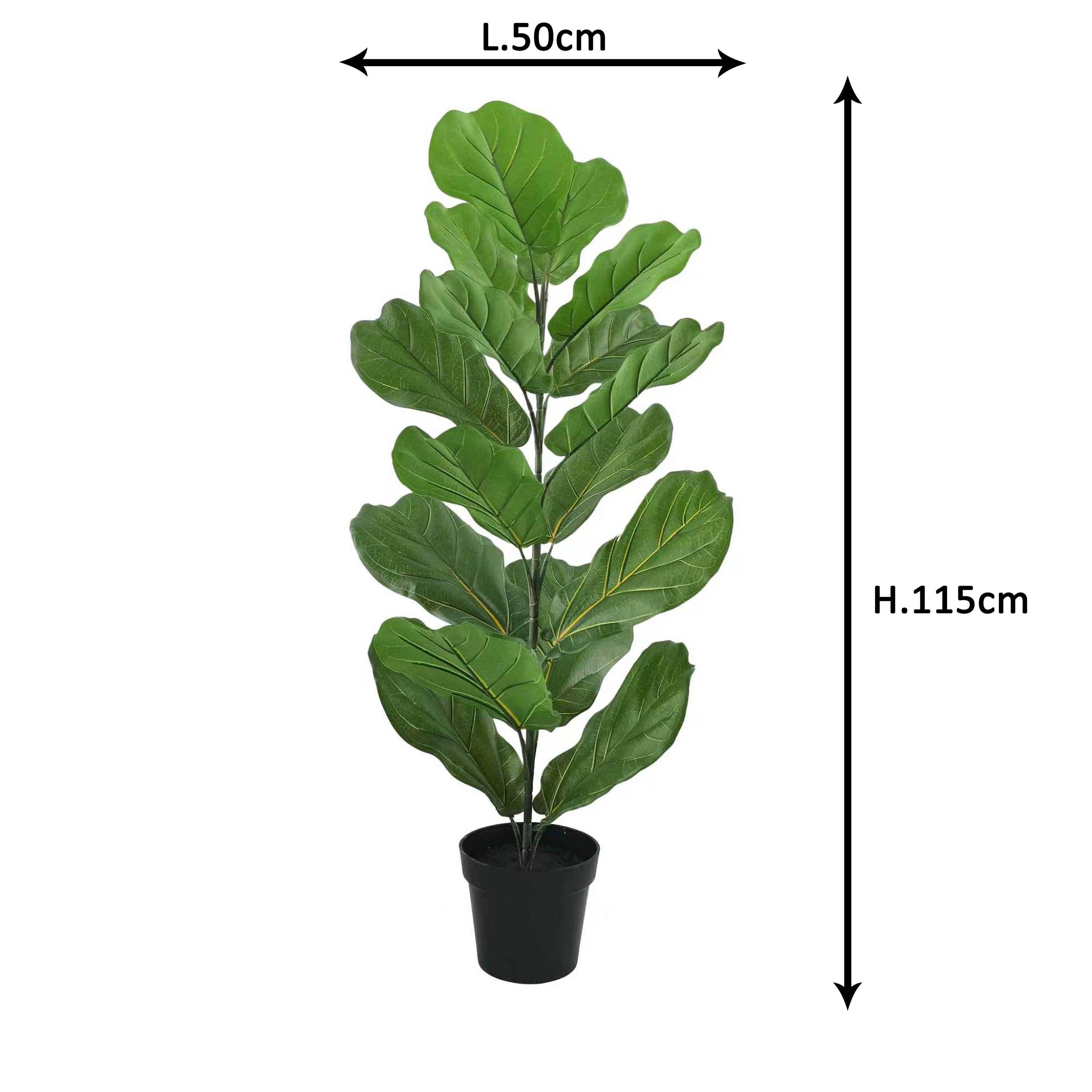 Ecloz - Ficus artificiel en pot - H. 115 cm - ECLOZ - Image 3