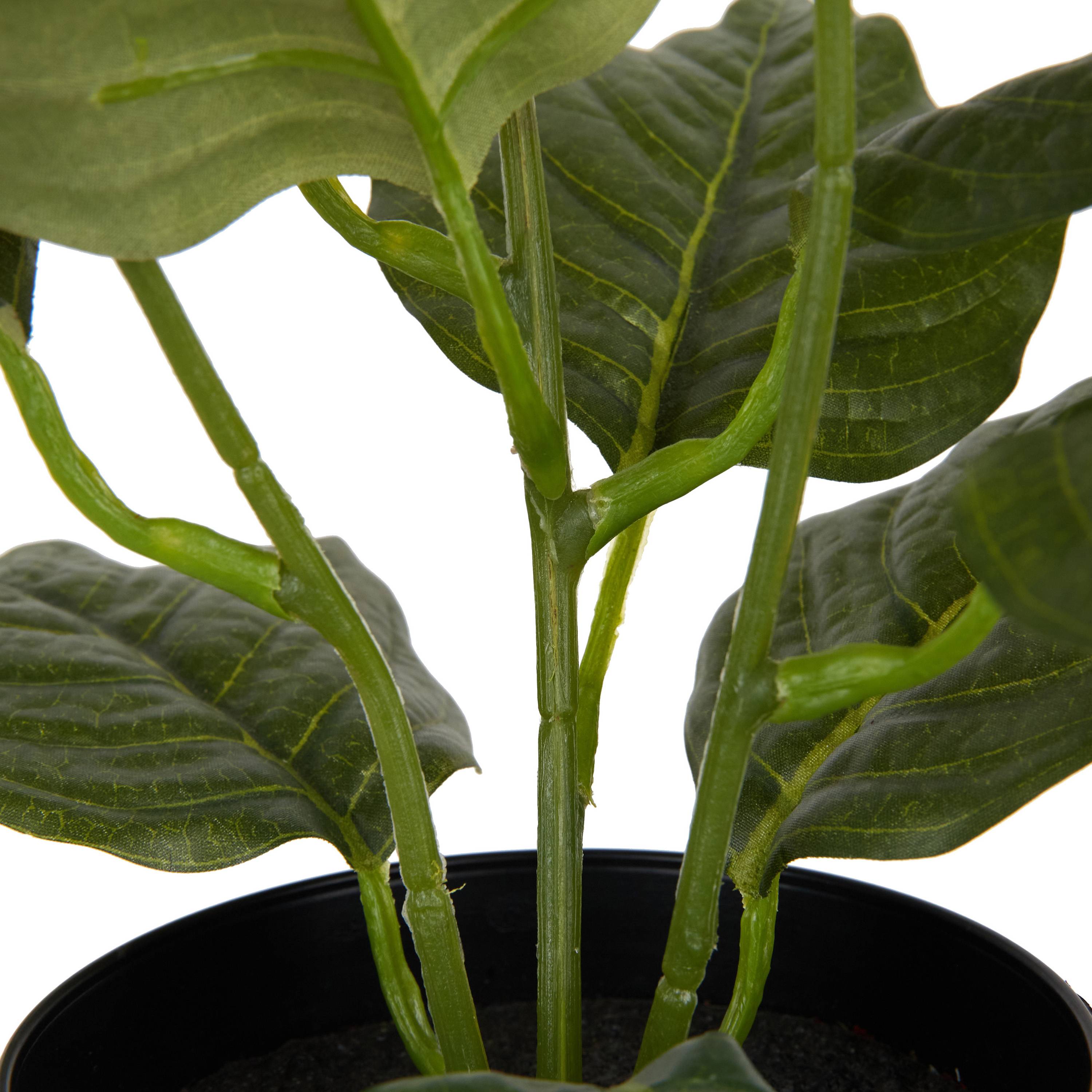 Ecloz - Poinsettia artificiel rouge en pot - H. 34 cm - ECLOZ - Image 2