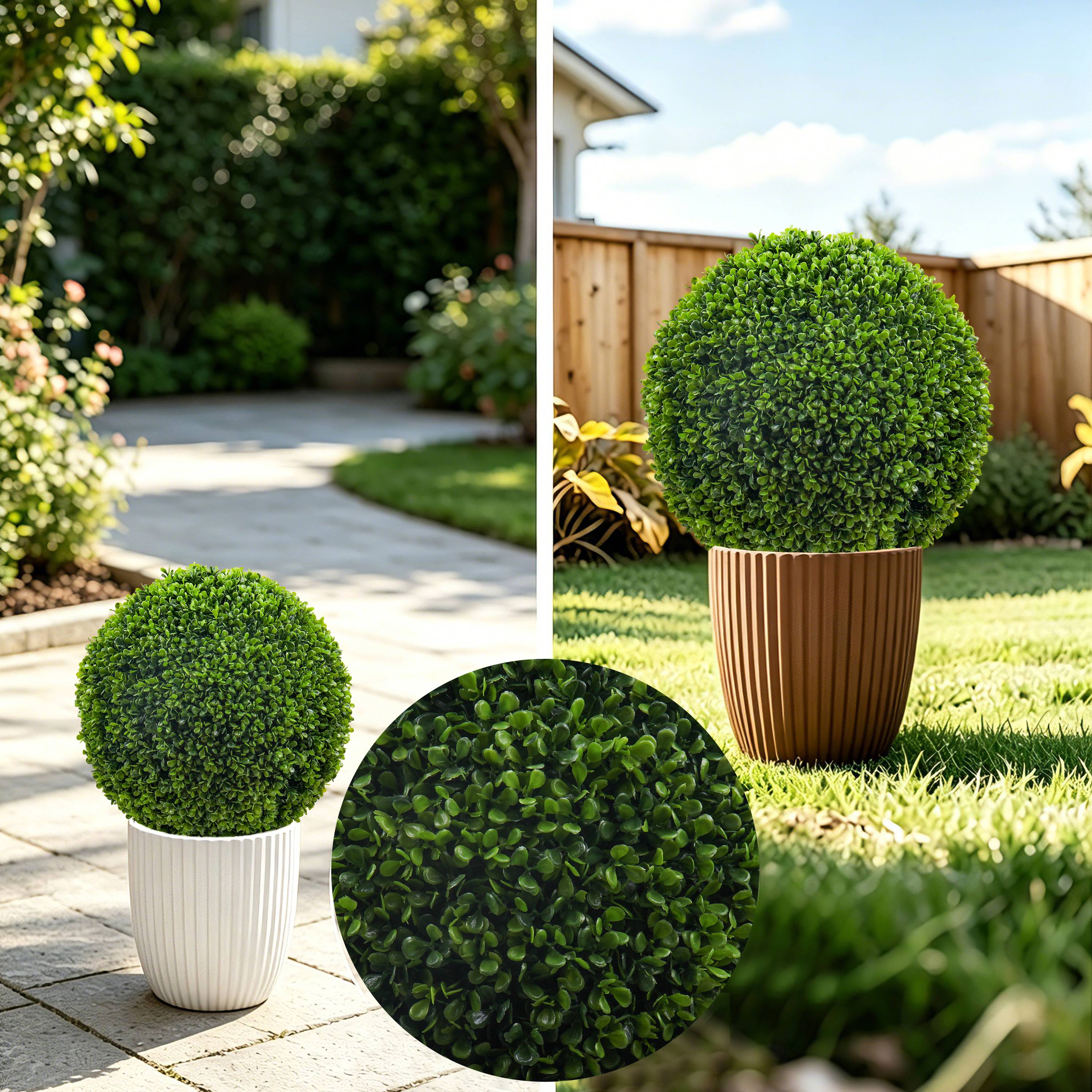 Ecloz - Bola de boj artificial - Ø 40 cm - ECLOZ - Imagen 3