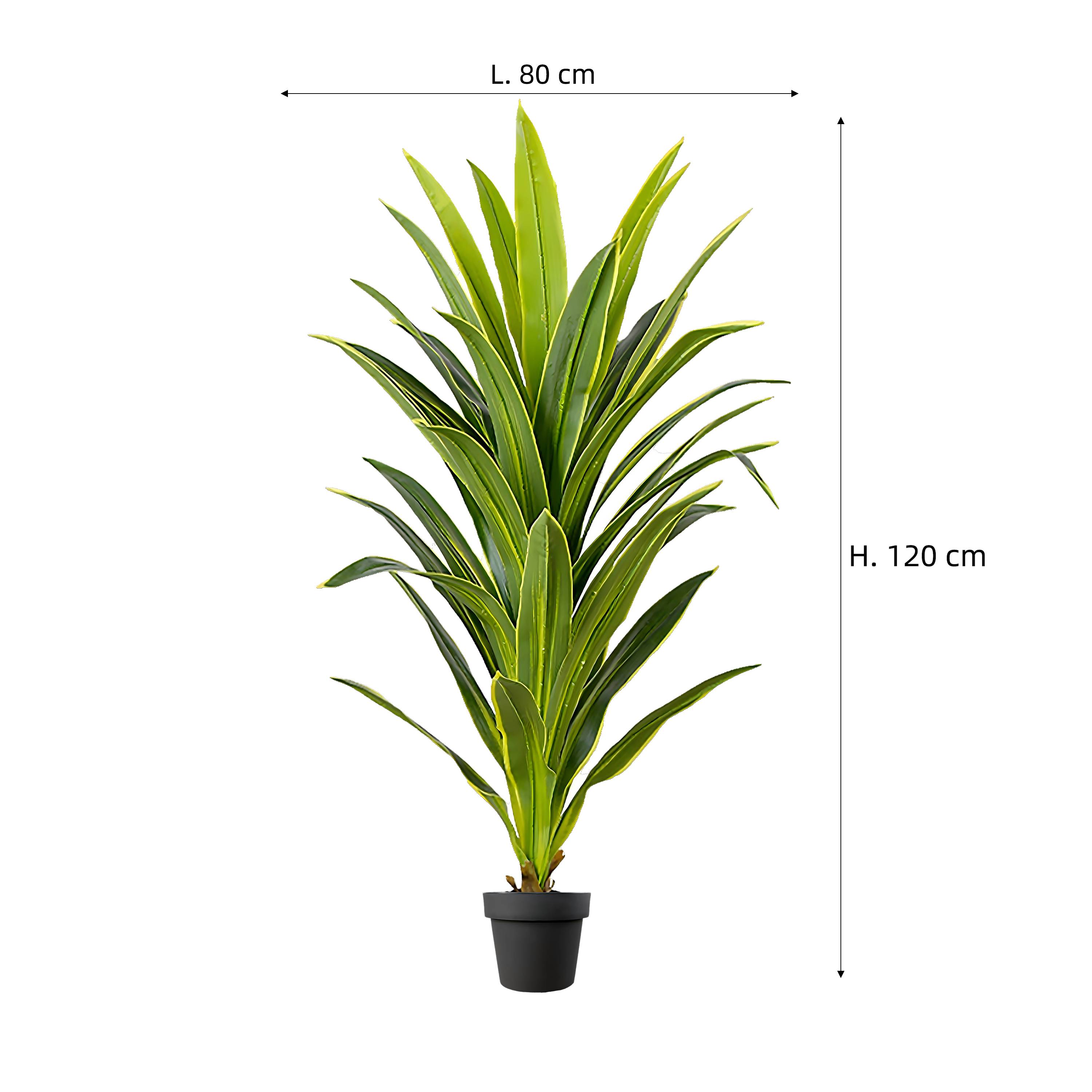 Ecloz - Dracaena artificiel en pot - H. 120 cm - ECLOZ - Image 2