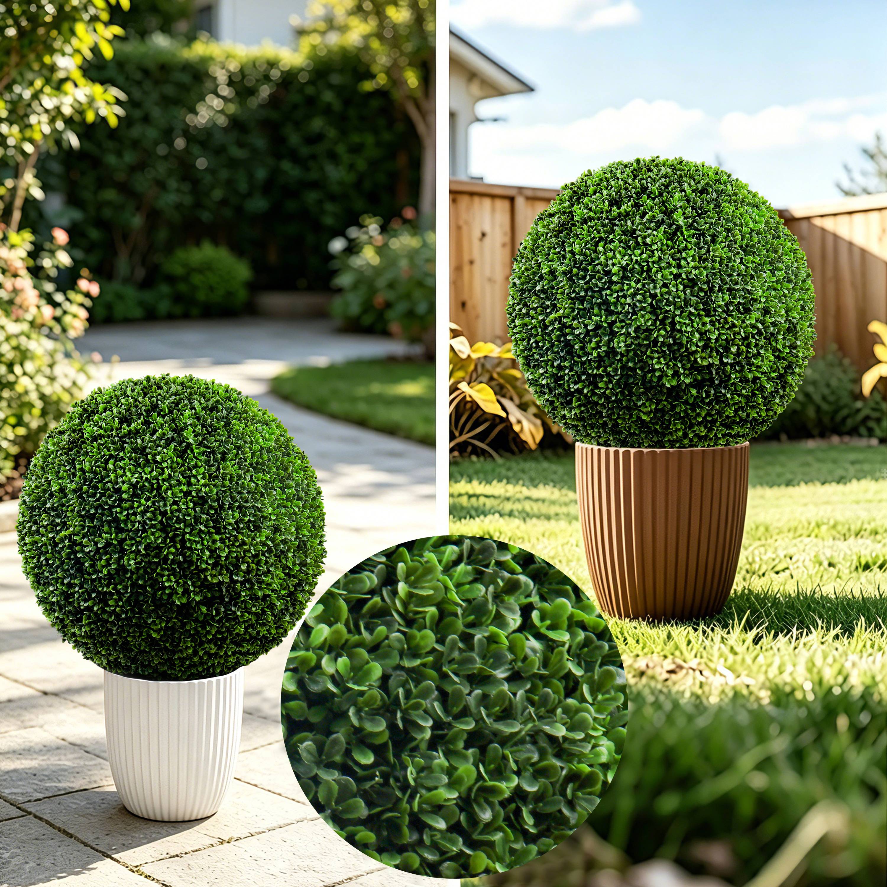 Ecloz - Boule de buis artificielle - Ø 55 cm - ECLOZ - Image 2