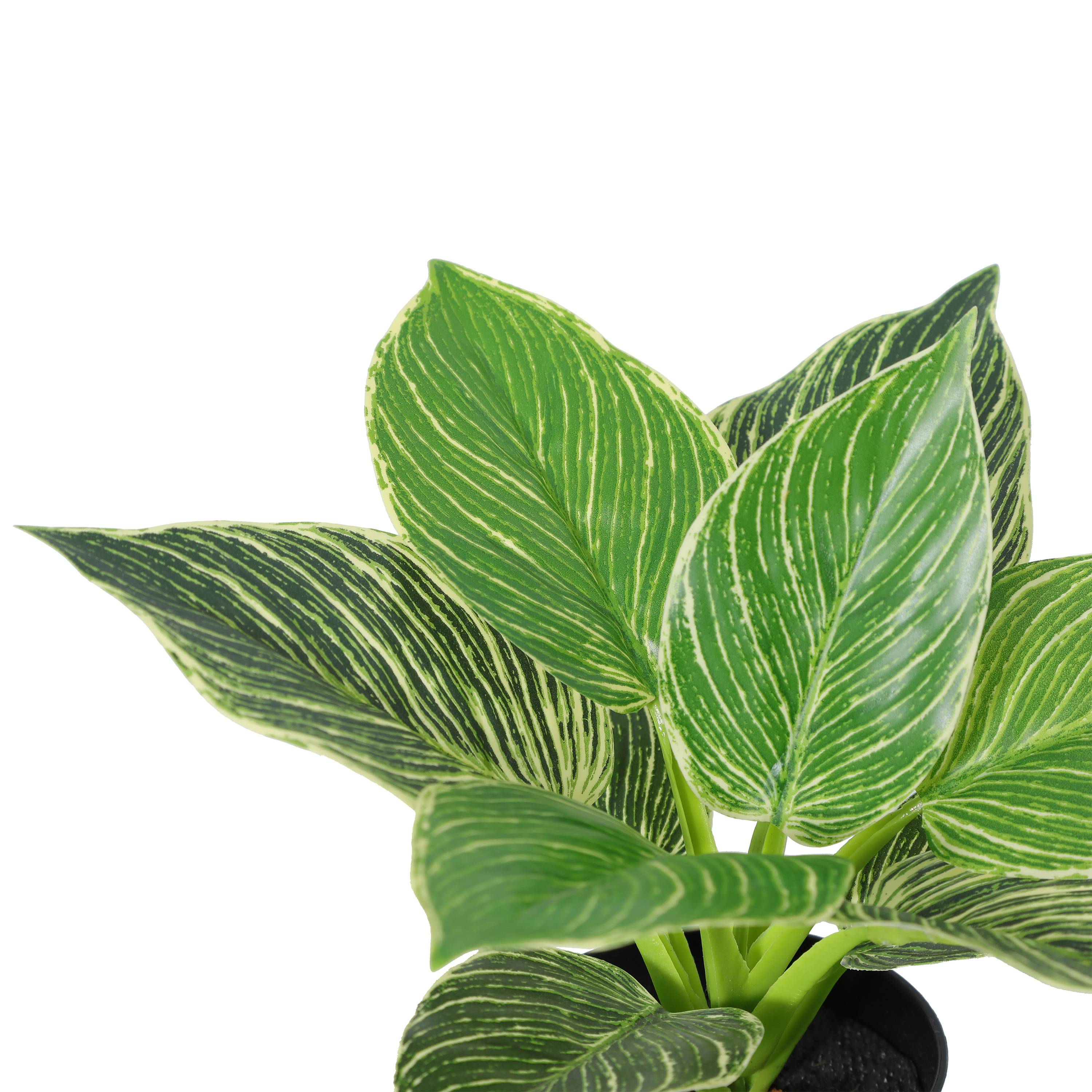 Ecloz - Philodendron artificiel en pot - H. 21 cm - ECLOZ - Image 2