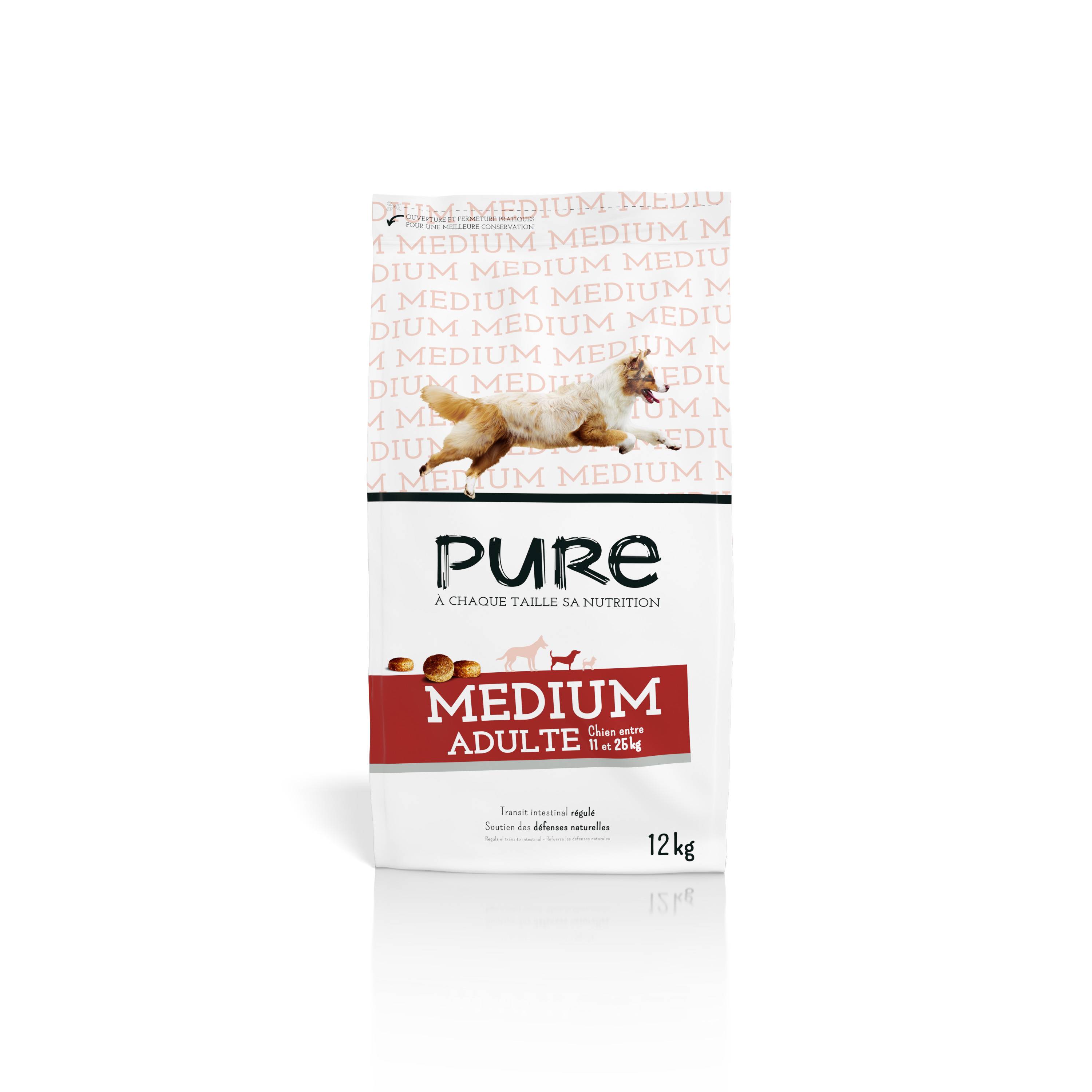 Pure - Croquettes chien taille moyenne Medium Adulte 12 kg - Pure - Image 3