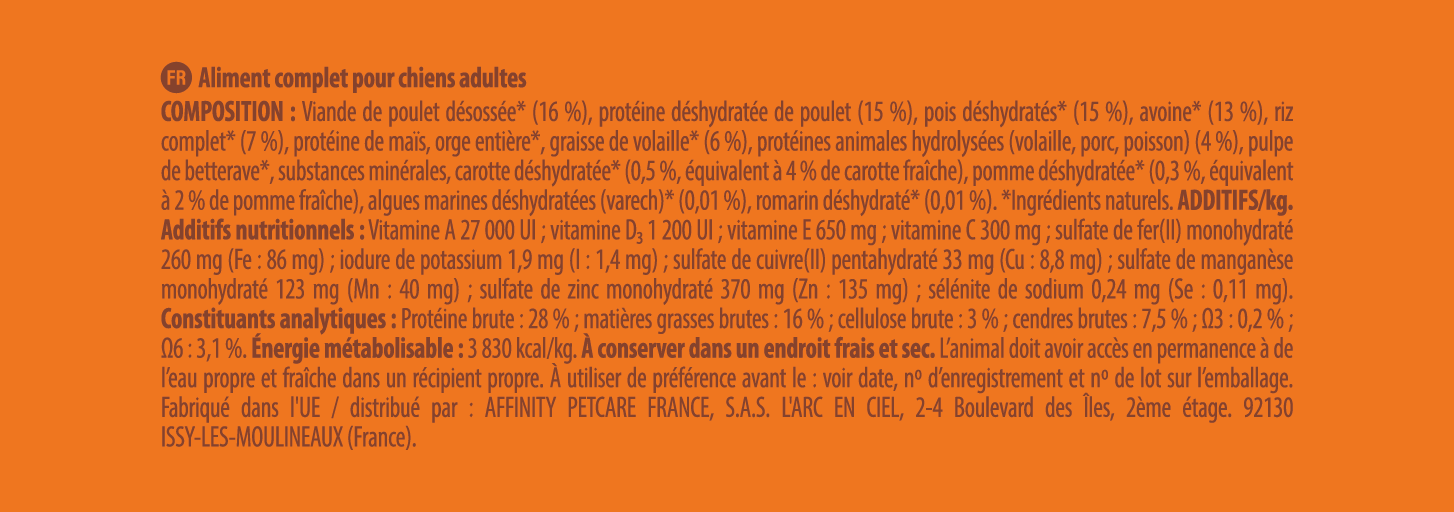 Croquetas para perro adulto con cereales saludables medium maxi pollo 3 kg - Nature's Variety - Imagen 4