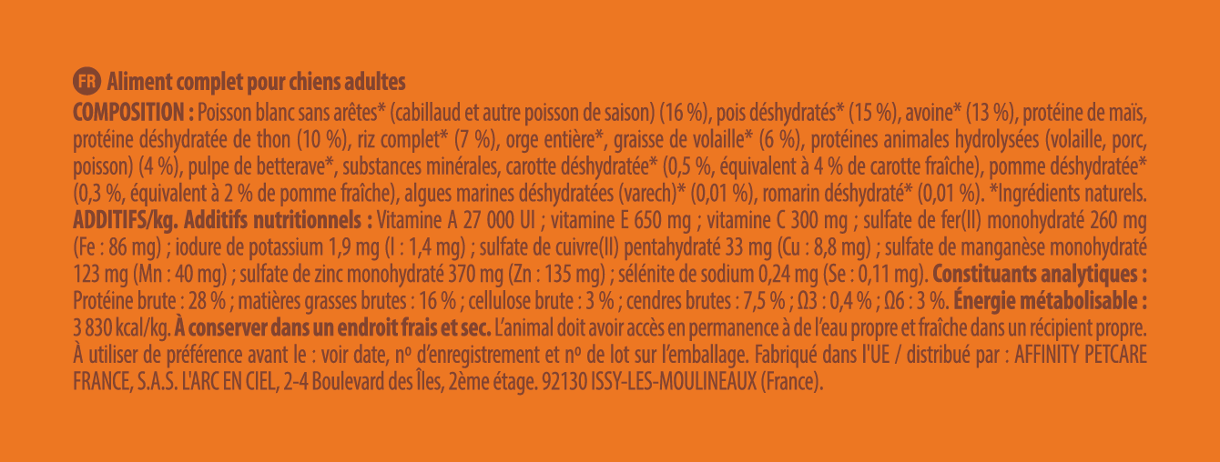 Croquetas para perro adulto con cereales saludables medium maxi pescado blanco 10 kg - Nature's Variety - Imagen 2