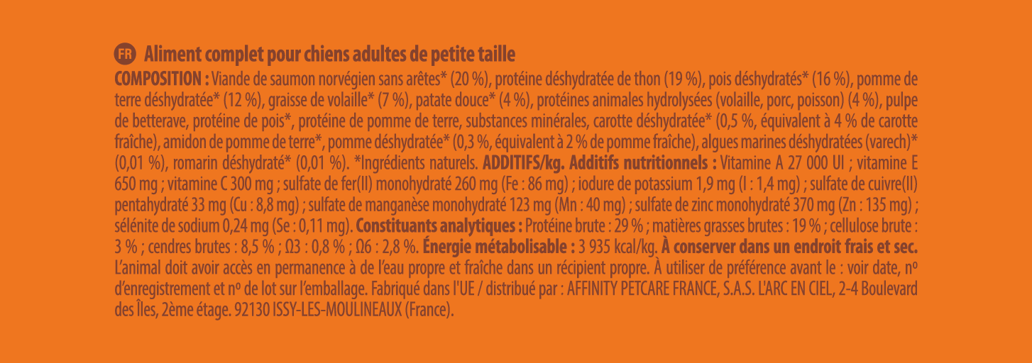 Croquettes pour chien adulte sans céréales mini saumon 3 kg - Nature's Variety - Image 4