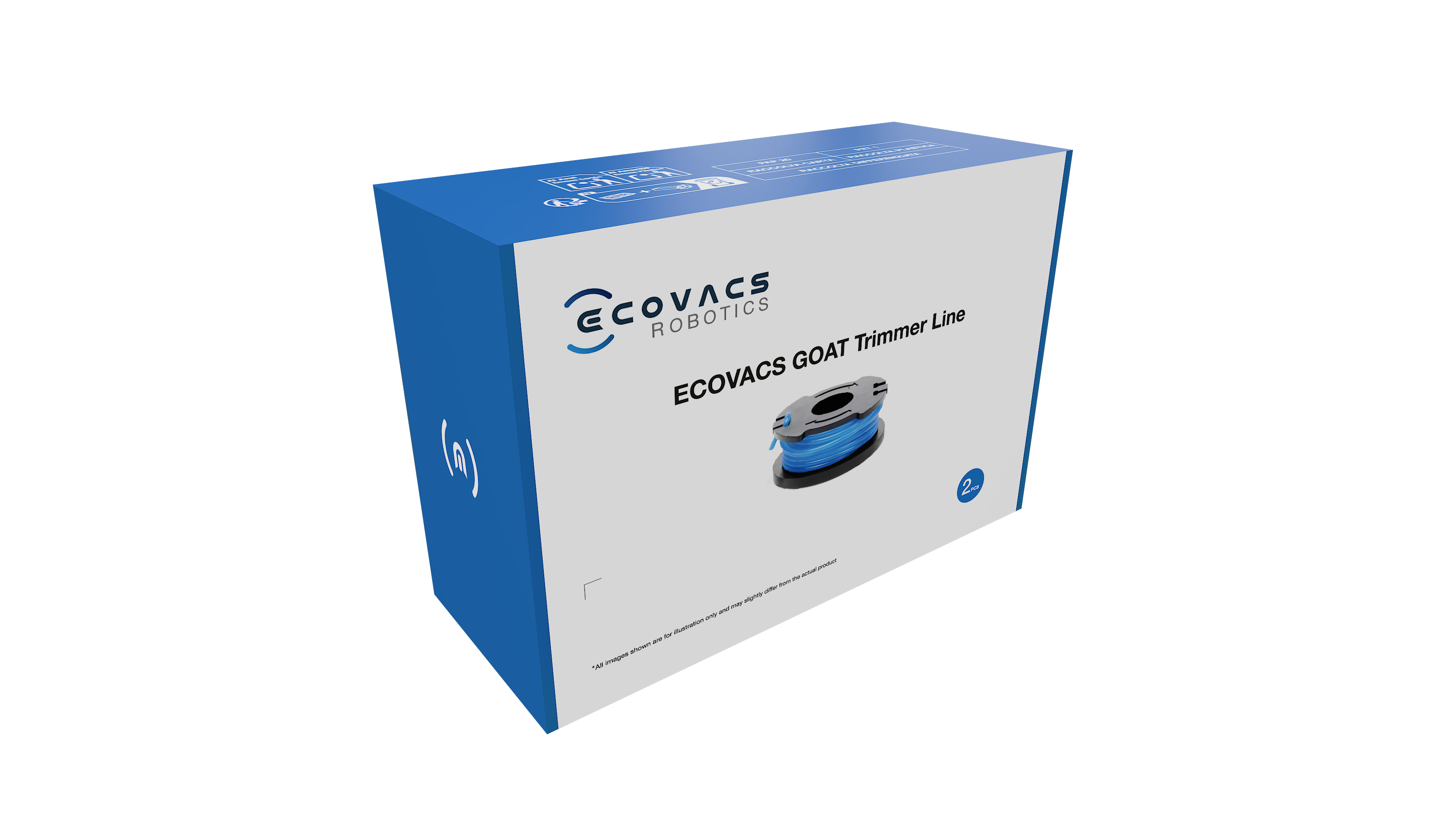 Ecovacs - Fil pour coupe-bordures des robots tondeuse lot de 2 bobines L. 3 m - Ecovacs