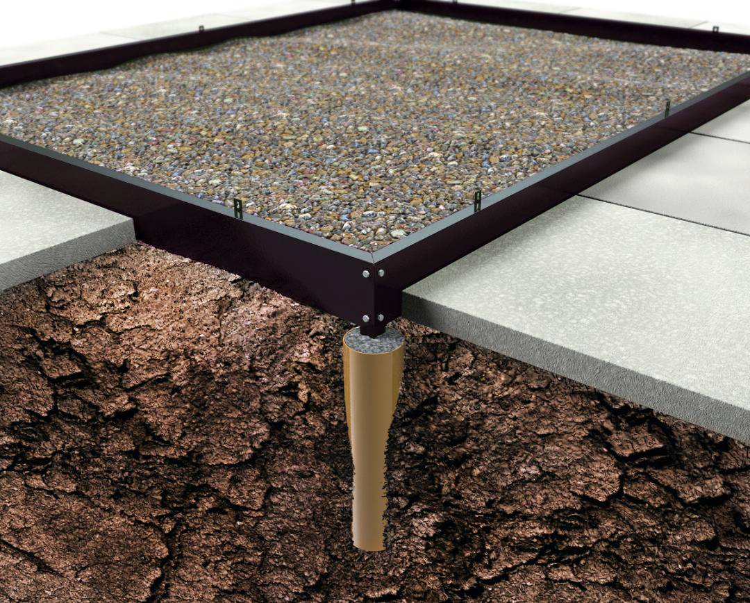 Halls - Embase pour serre de jardin acier galvanisé laqué noir 5 m² Popular 86 - Halls - Image 1