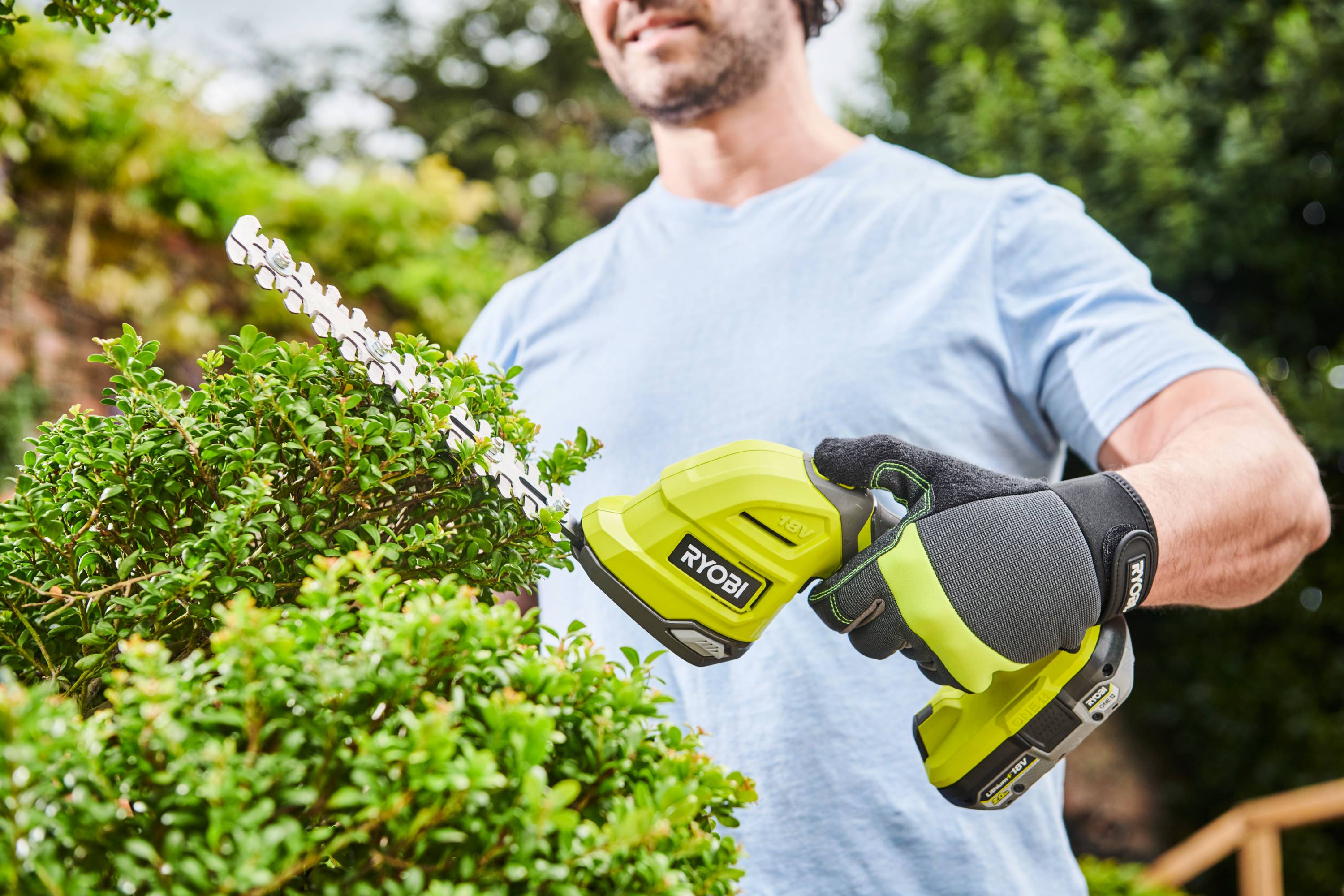 Ryobi - Pack tondeuse RY18LMX37A-150 + Cisaille / sculpteur RY18GSA Offert - Ryobi - Imagen 9