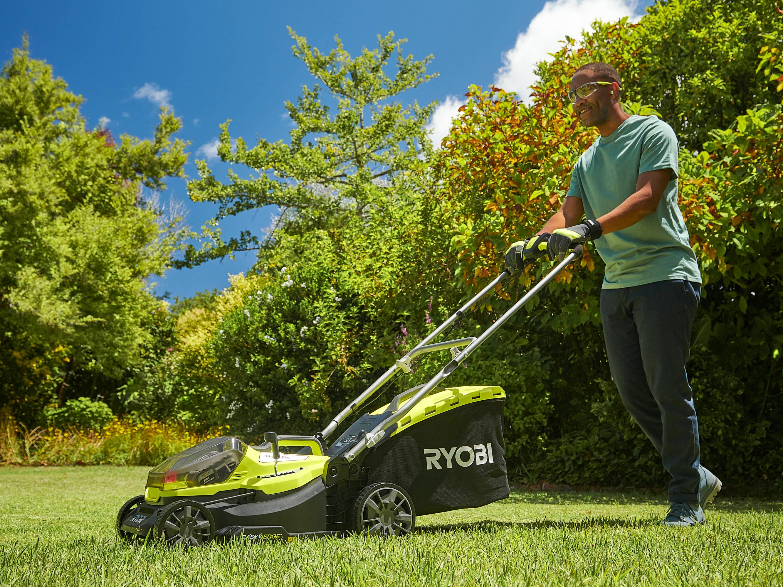 Ryobi - Pack tondeuse RY18LMX37A-150 + Cisaille / sculpteur RY18GSA Offert - Ryobi - Imagen 12