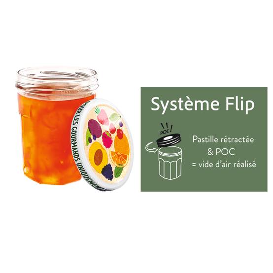Invivo Nous On Sème - Pots à confiture 324 ml Ø 82 mm x10 + 2 offerts - INVIVO Nous on sème - Imagen 2
