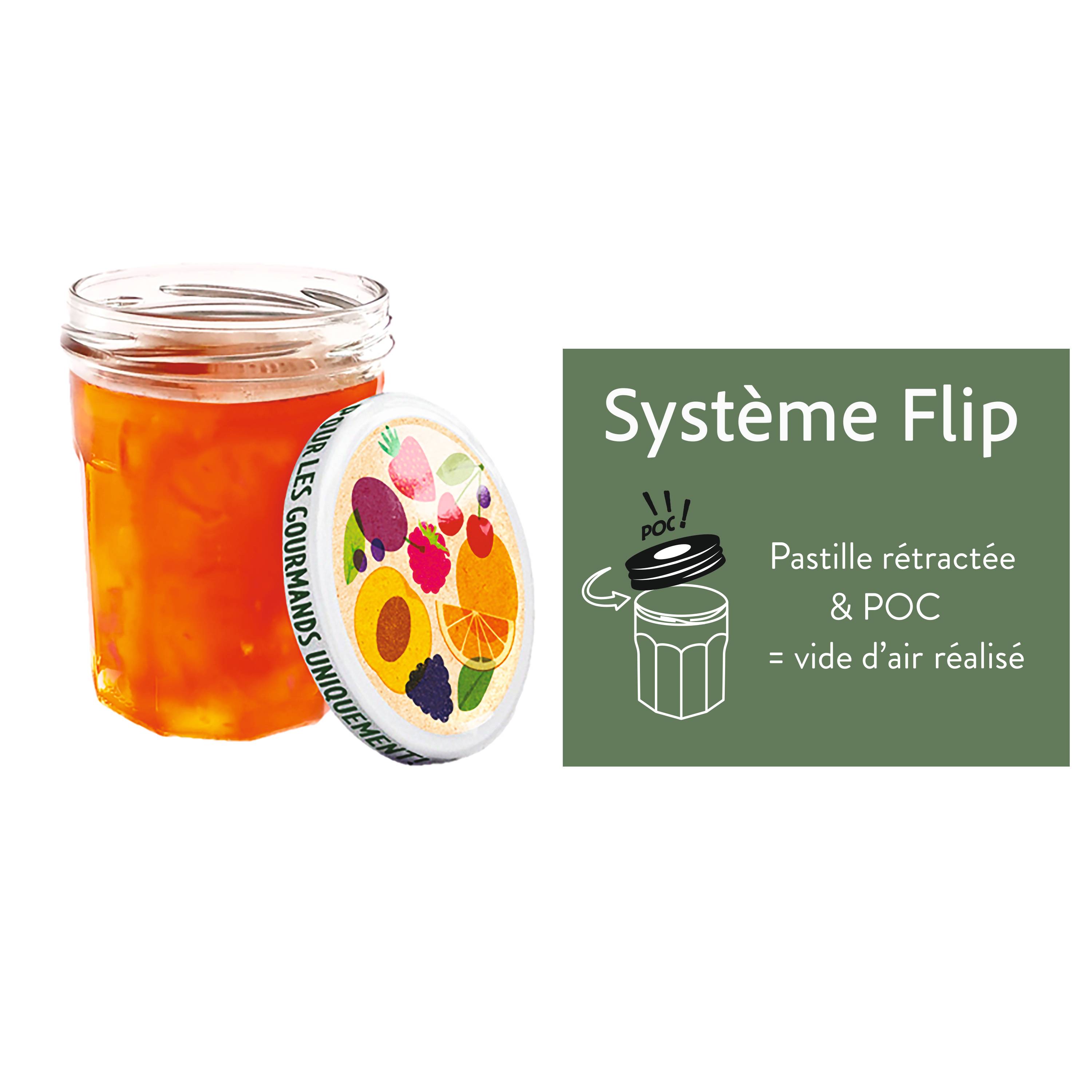 Invivo Nous On Sème - Pots à confiture 324 ml Ø 82 mm x10 + 2 offerts - INVIVO Nous on sème - Imagen 2