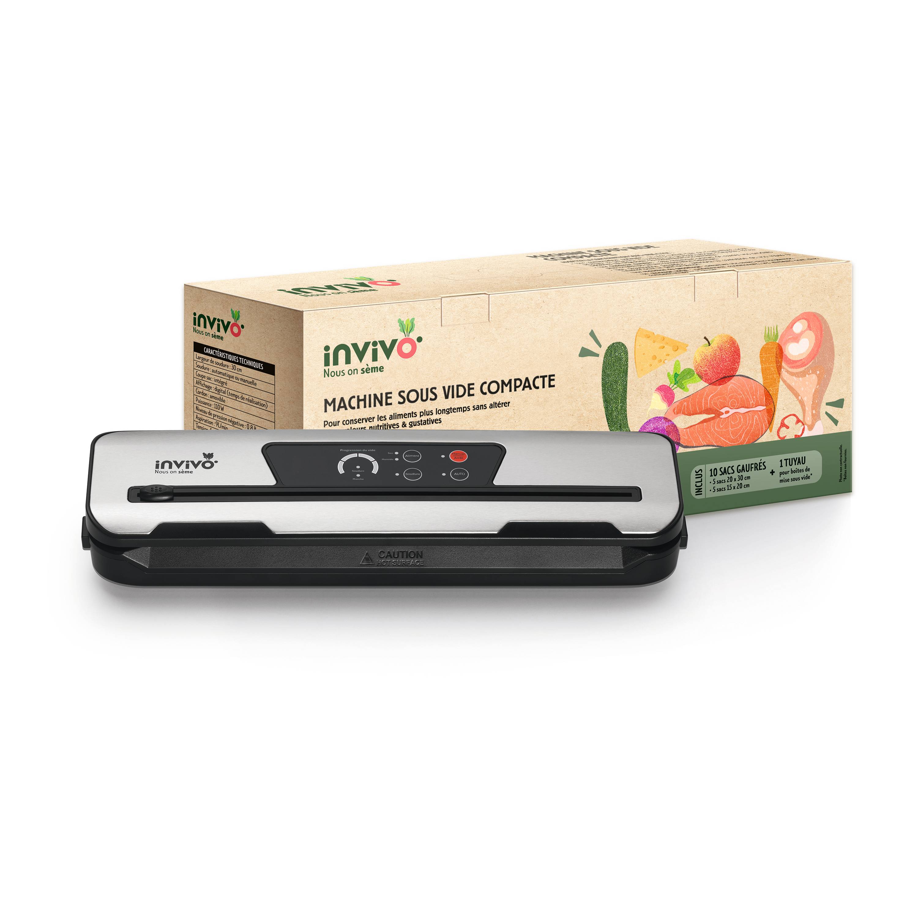 Invivo Nous On Sème - Machine sous vide compacte - INVIVO Nous on sème - Imagen 1