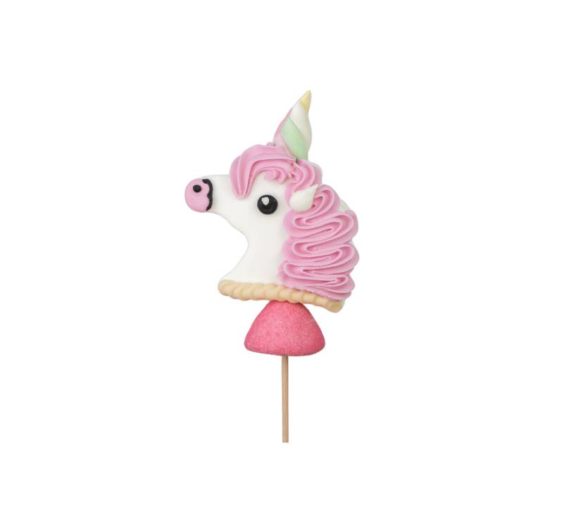 Les Gourmandises de Sophie - Brochette de guimauve Licorne 50 g - Les Gourmandises de Sophie