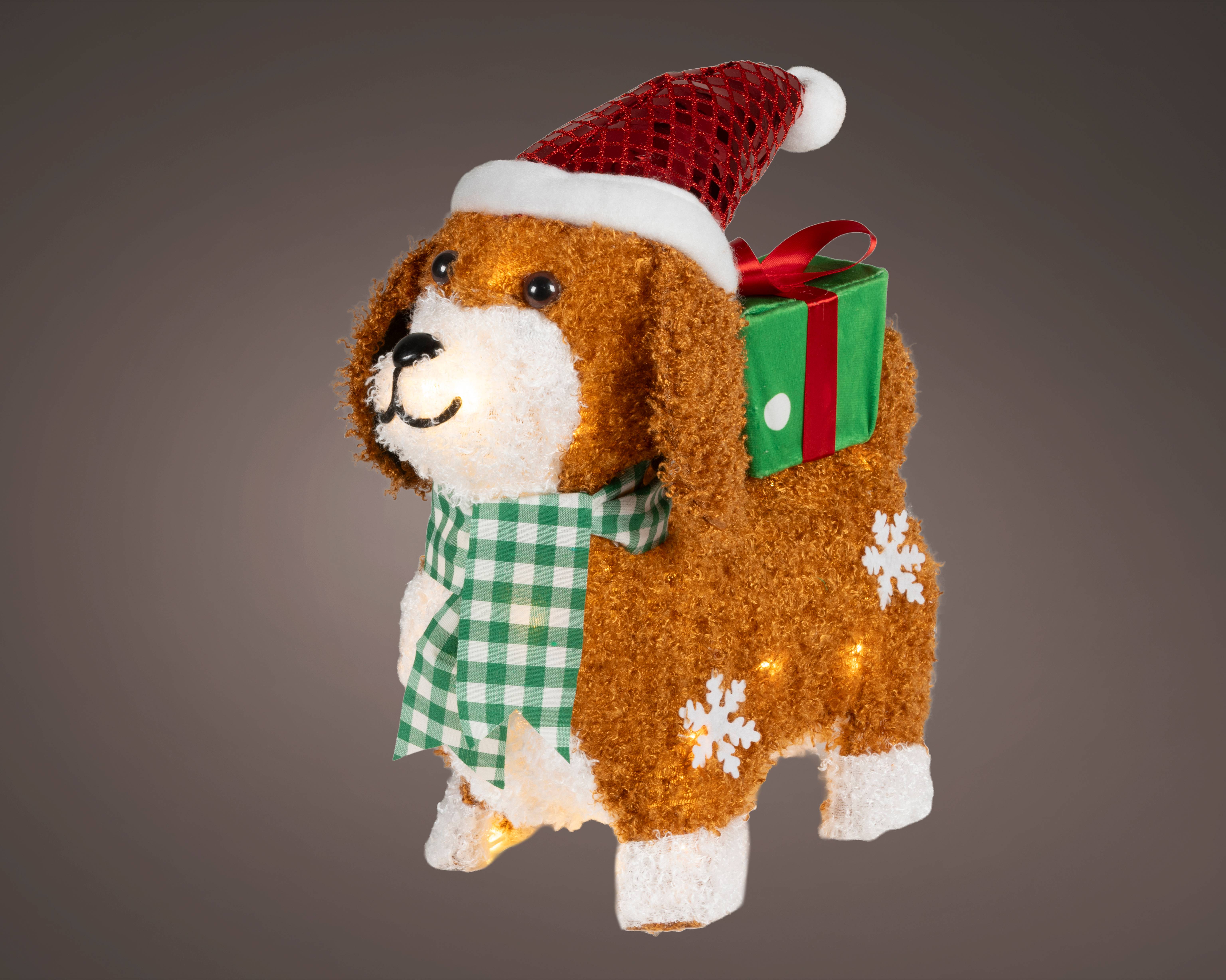 Decoris - LED perro exterior colores/blanco cálido L13.00-W35.00-H35.00cm-25L