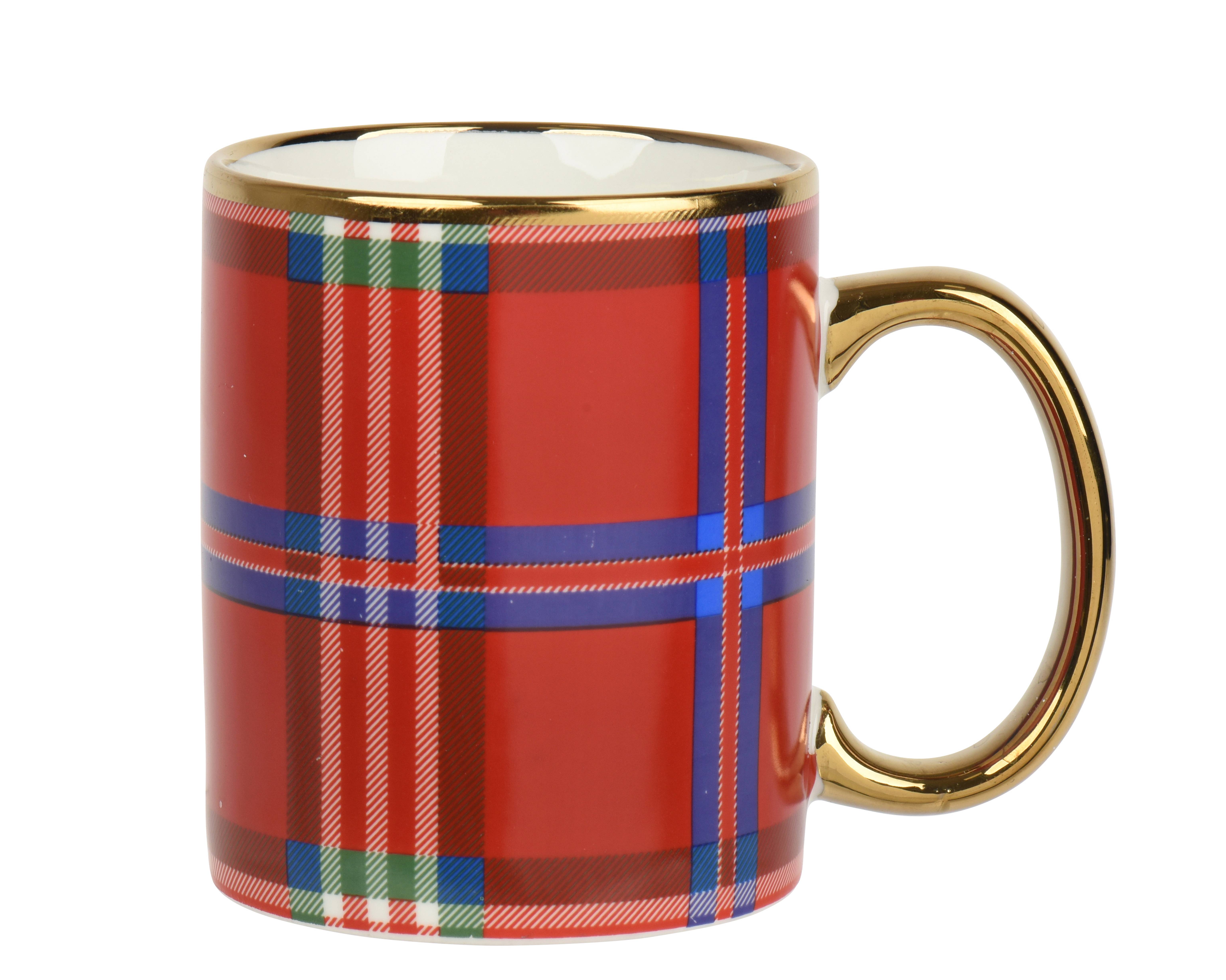 Decoris - Taza porcelana rojo/color(es) dia8.00-H9.90cm