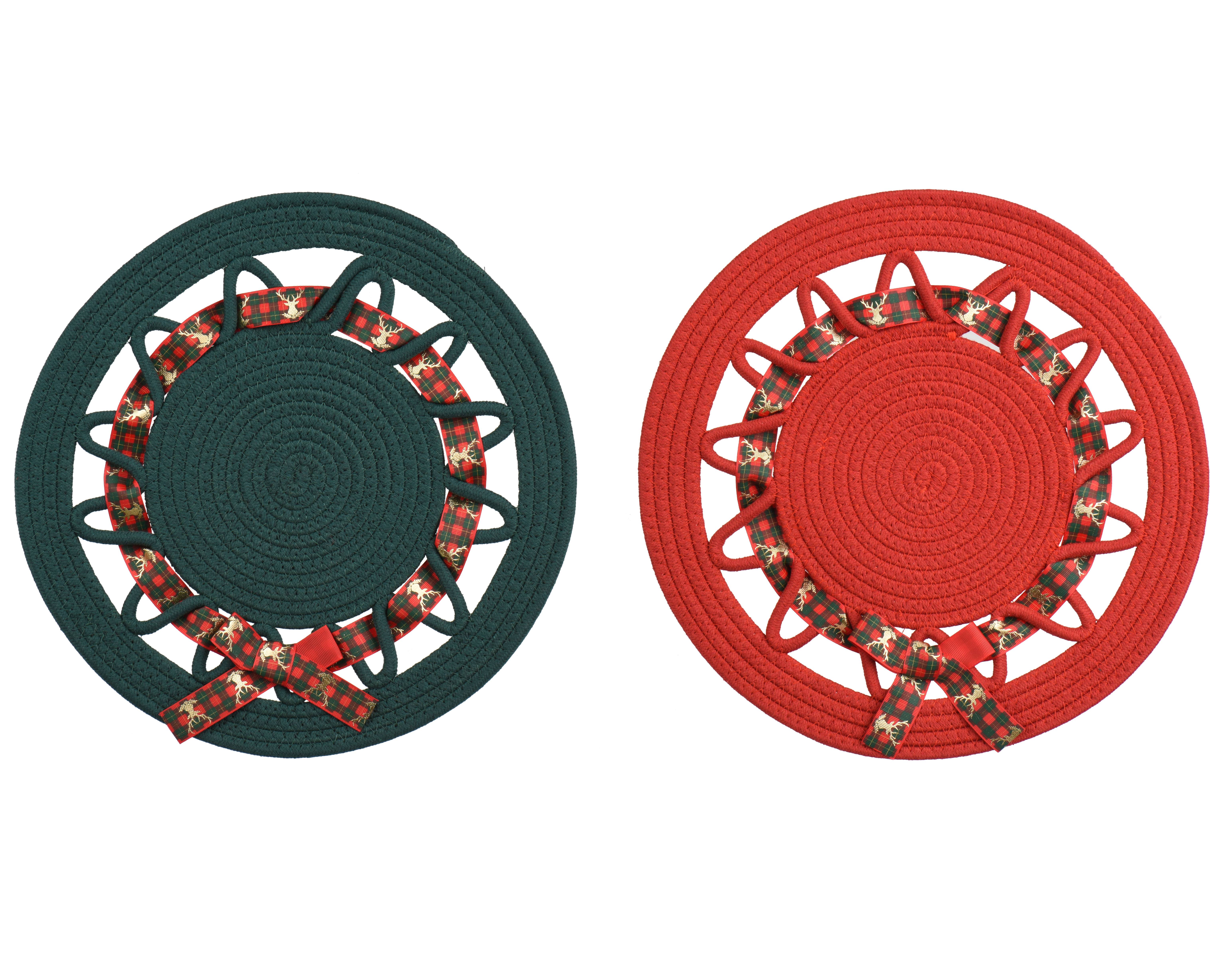 Decoris - Juego de mesa poliéster surtido dia38.00-H0.70cm