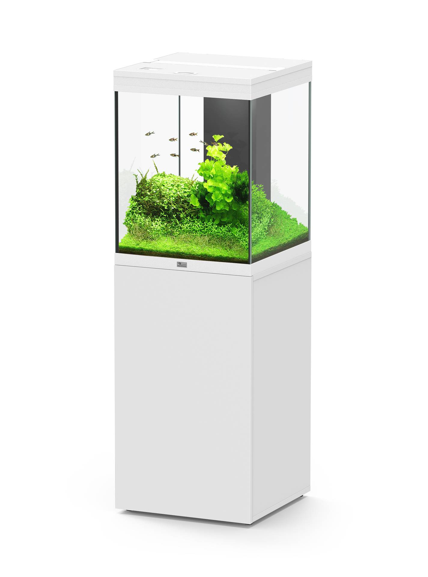 Aquatlantis - Ensemble Aquarium pour poissons + Meuble Blanc 133 L - Aquatlantis - Image 1