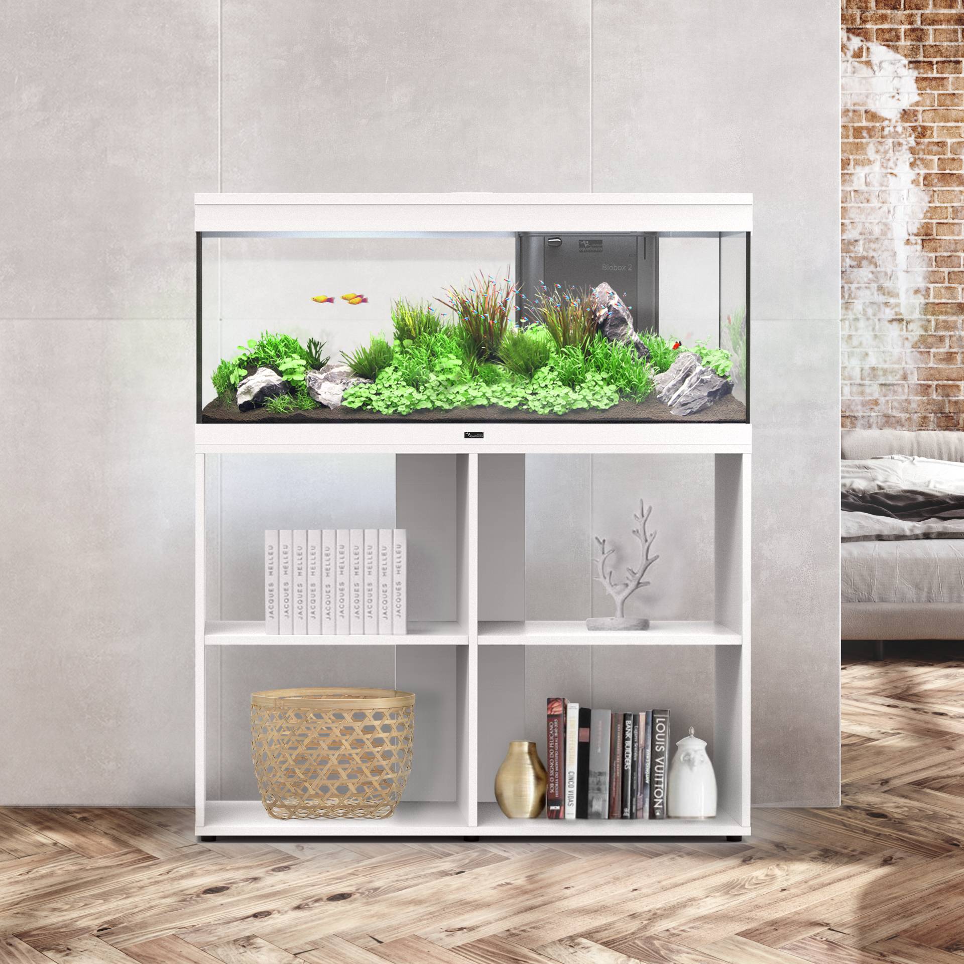 Aquatlantis - Aquarium pour poissons Prestige Blanc 170 L - Aquatlantis - Image 2