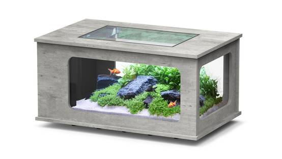 Aquatlantis - Aquarium pour poissons Aquatable Béton 177 L - Aquatlantis - Image 1