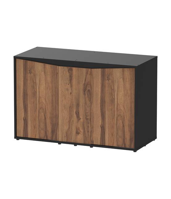 Aquatlantis - Meuble Aquarium pour poissons Splendid Noir/Bois 2 portes - Aquatlantis