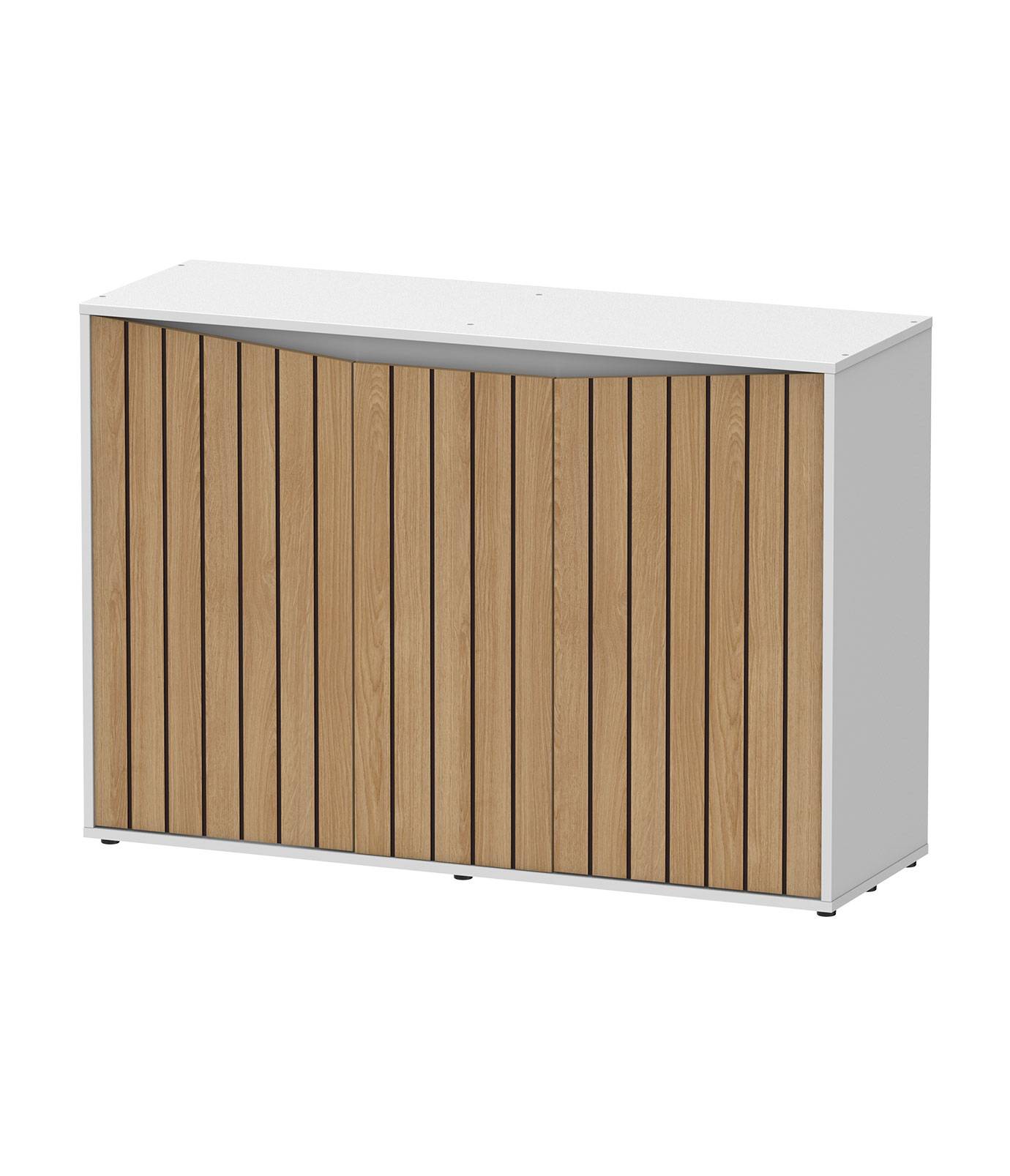 Aquatlantis - Aquarium pour poissons Sublime Ultra Chêne Blanc 2 portes striées MDF 433 L - Aquatlantis - Image 2