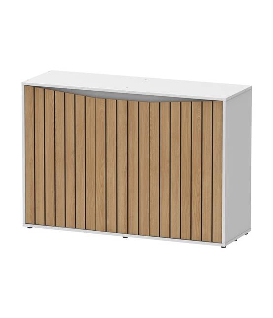 Aquatlantis - Aquarium pour poissons Sublime Ultra Chêne Blanc 2 portes striées MDF 433 L - Aquatlantis - Image 1