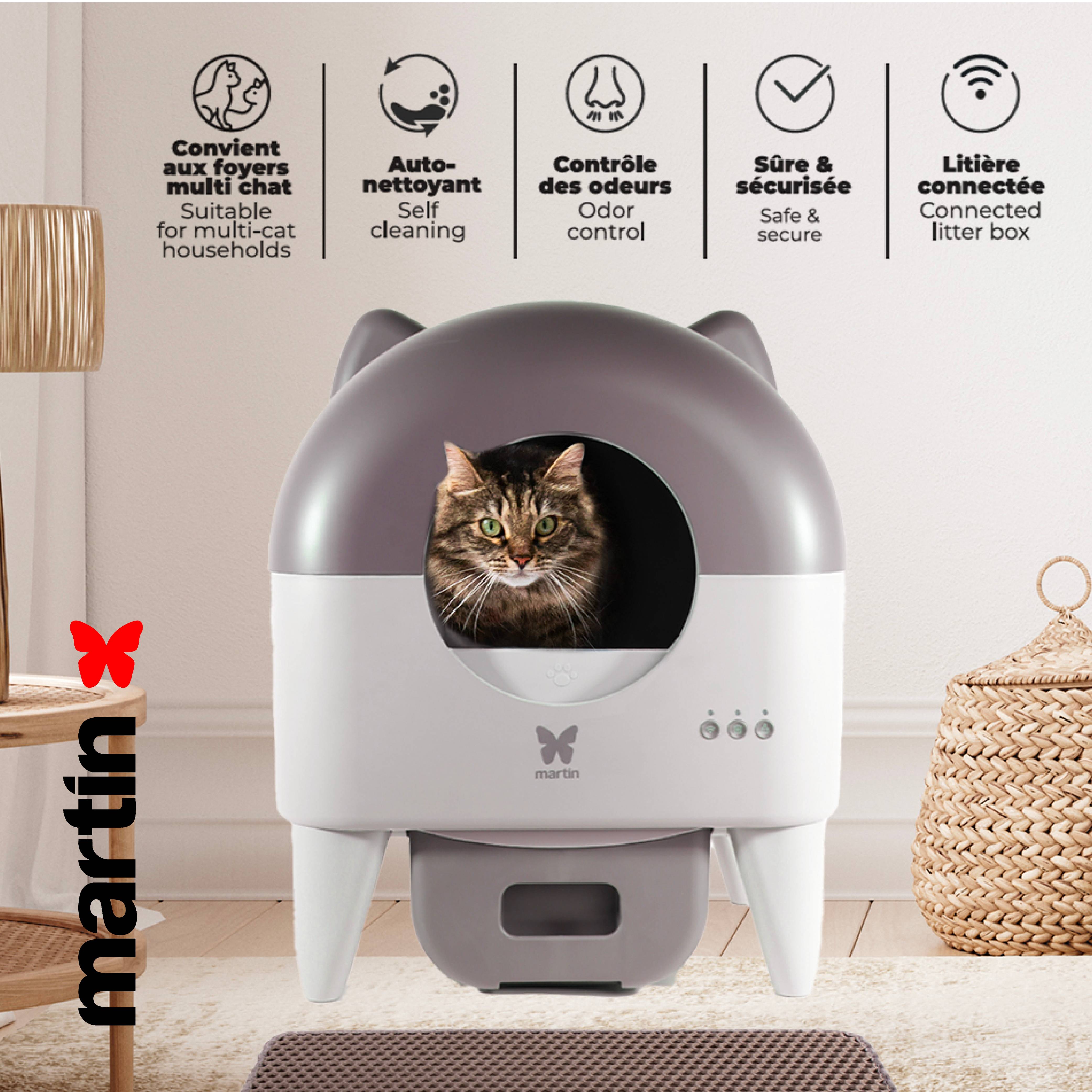 Martin Sellier - Arena automática para gatos 76L - Martin Sellier - Imagen 7