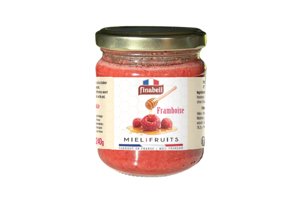 Finabeil - Mielifruit Frambuesa 240 g - Finabeil - Imagen 1